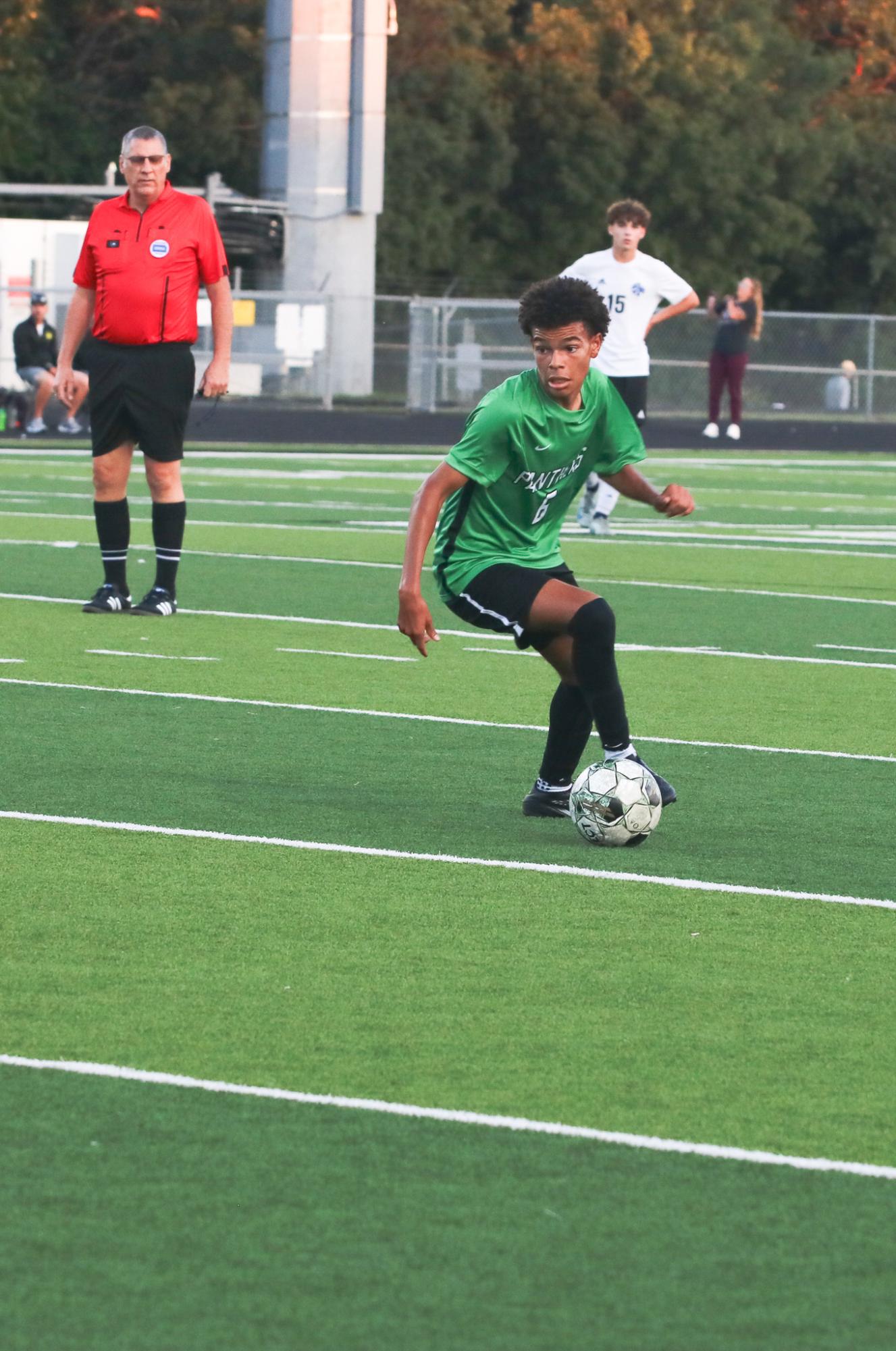 Boys varsity soccer vs. Goddard (Photos by Ava Mbawuike)