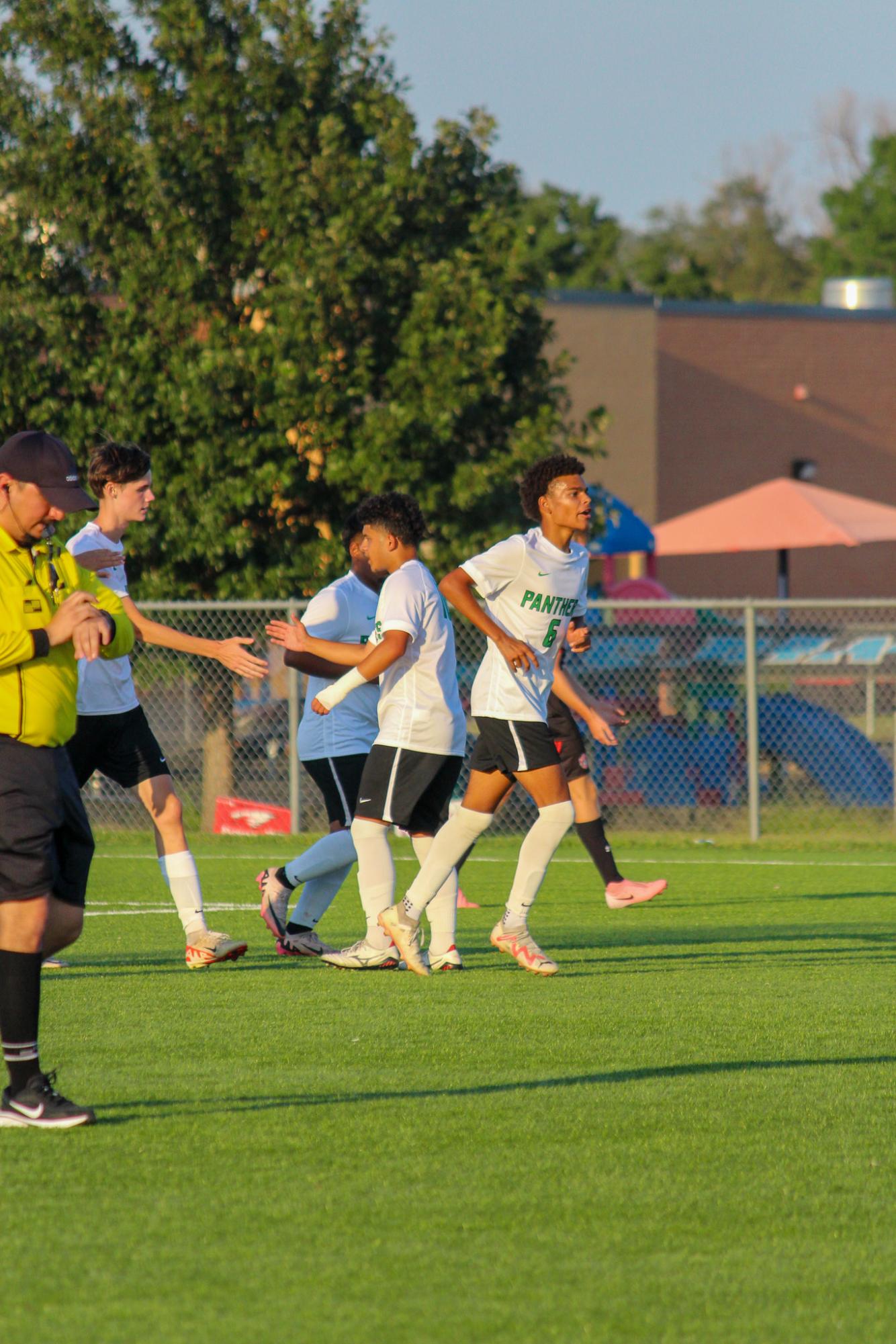 Boys Varsity soccer vs. Mazie High (Photos by Delainey Stephenson)