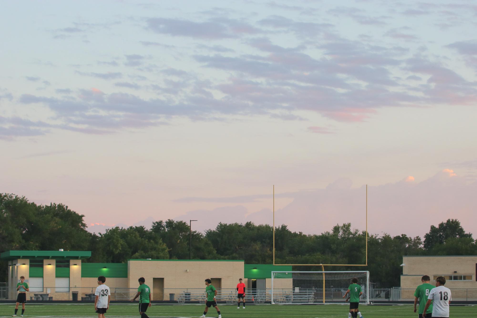 Boys varsity soccer vs. Goddard (Photos by Ava Mbawuike)