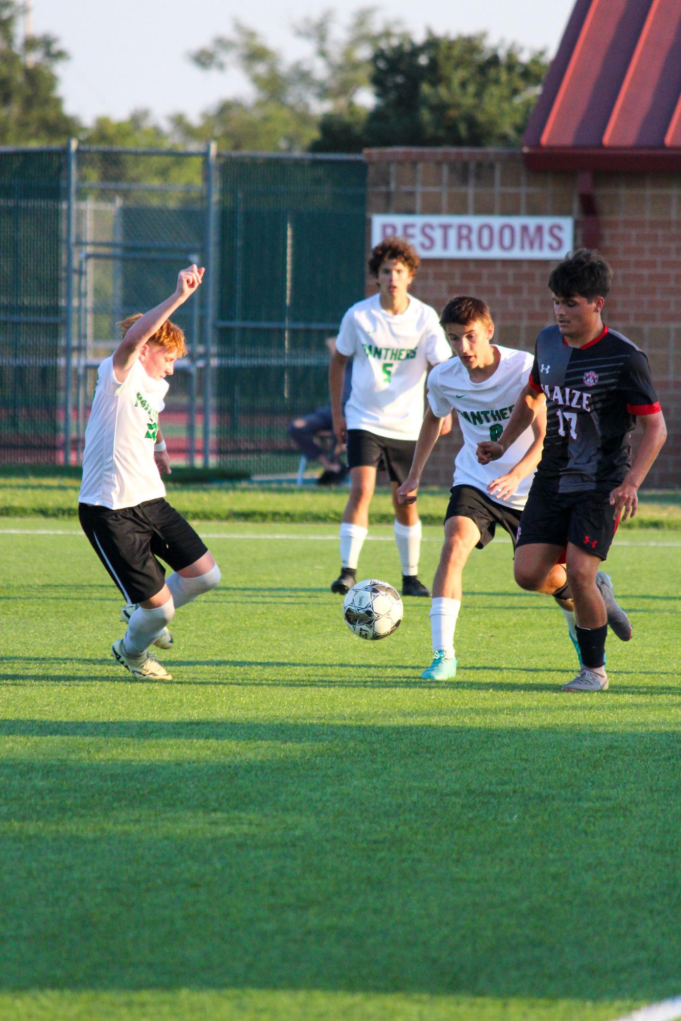 Boys Varsity soccer vs. Mazie High (Photos by Delainey Stephenson)