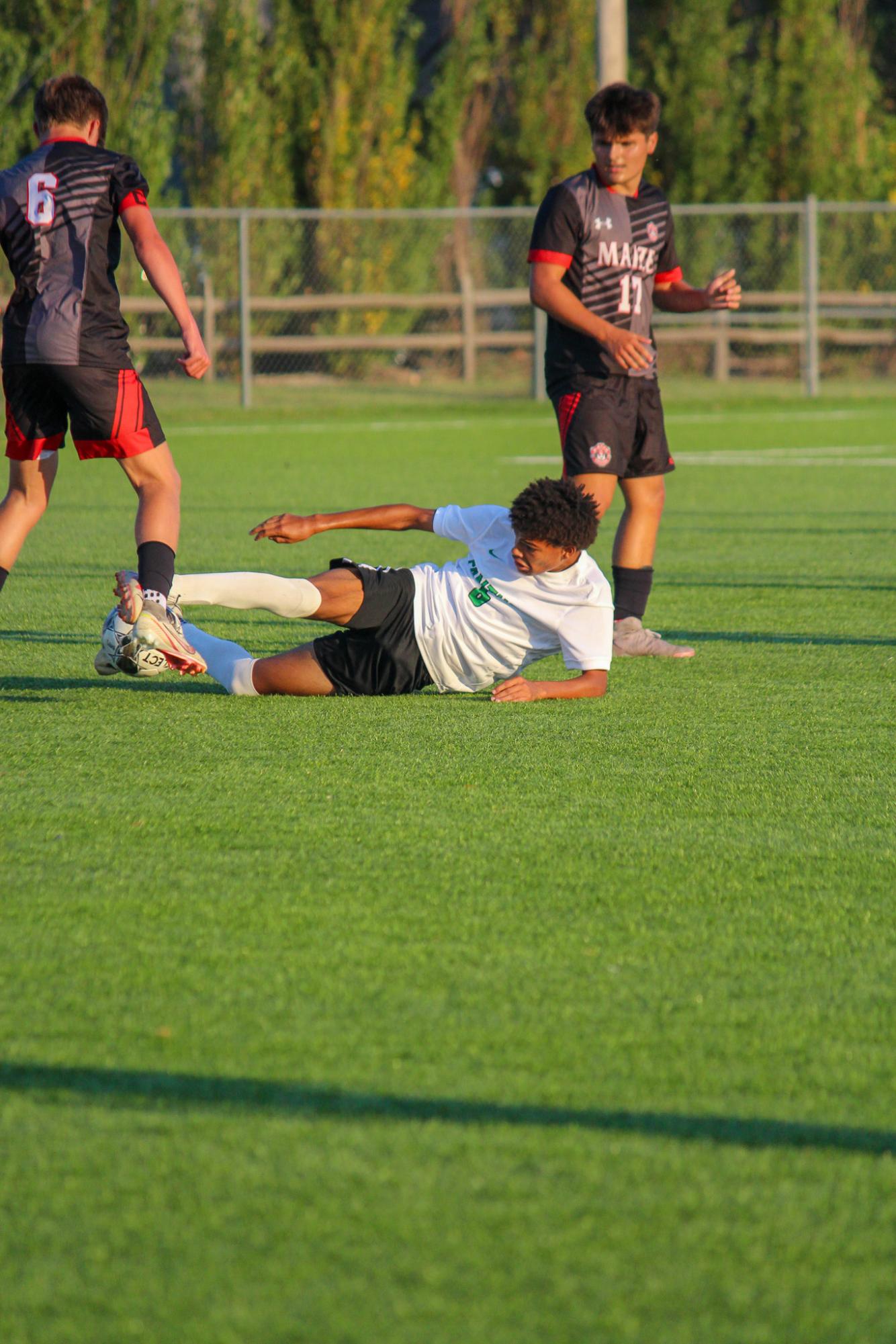 Boys Varsity soccer vs. Mazie High (Photos by Delainey Stephenson)