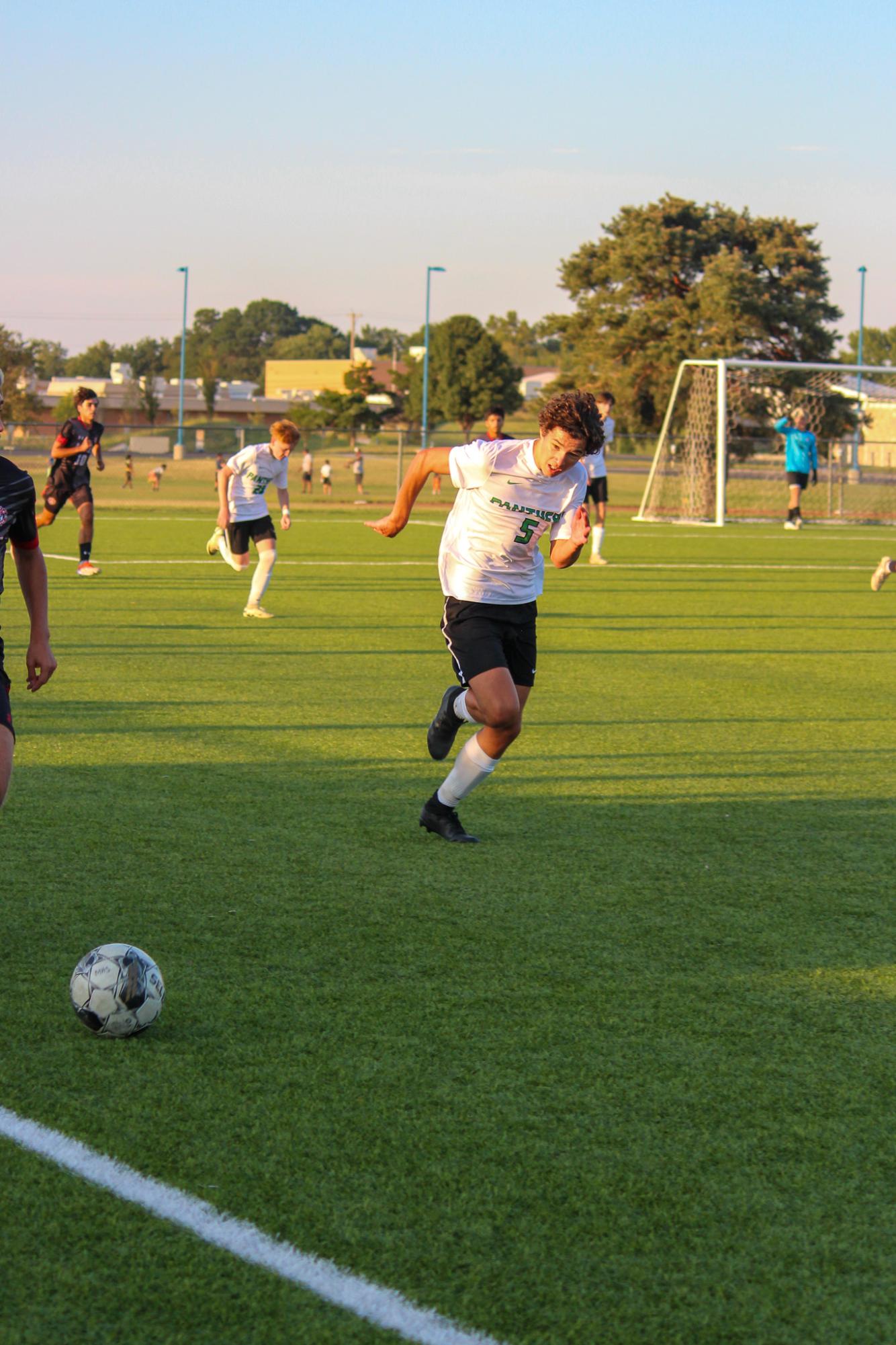 Boys Varsity soccer vs. Mazie High (Photos by Delainey Stephenson)