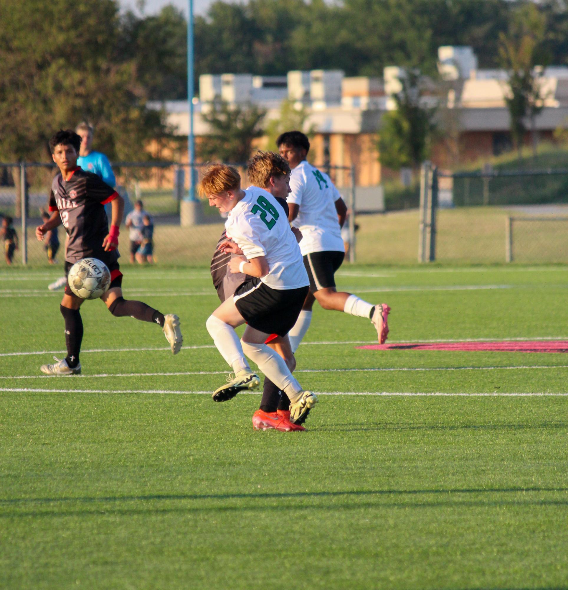 Boys Varsity soccer vs. Mazie High (Photos by Delainey Stephenson)