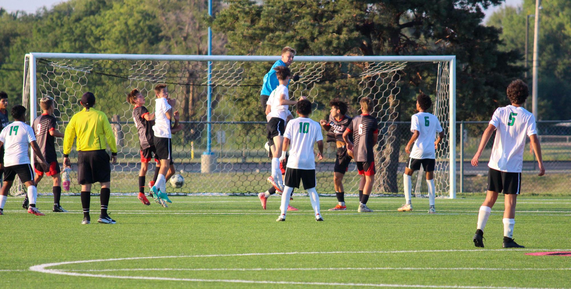 Boys Varsity soccer vs. Mazie High (Photos by Delainey Stephenson)