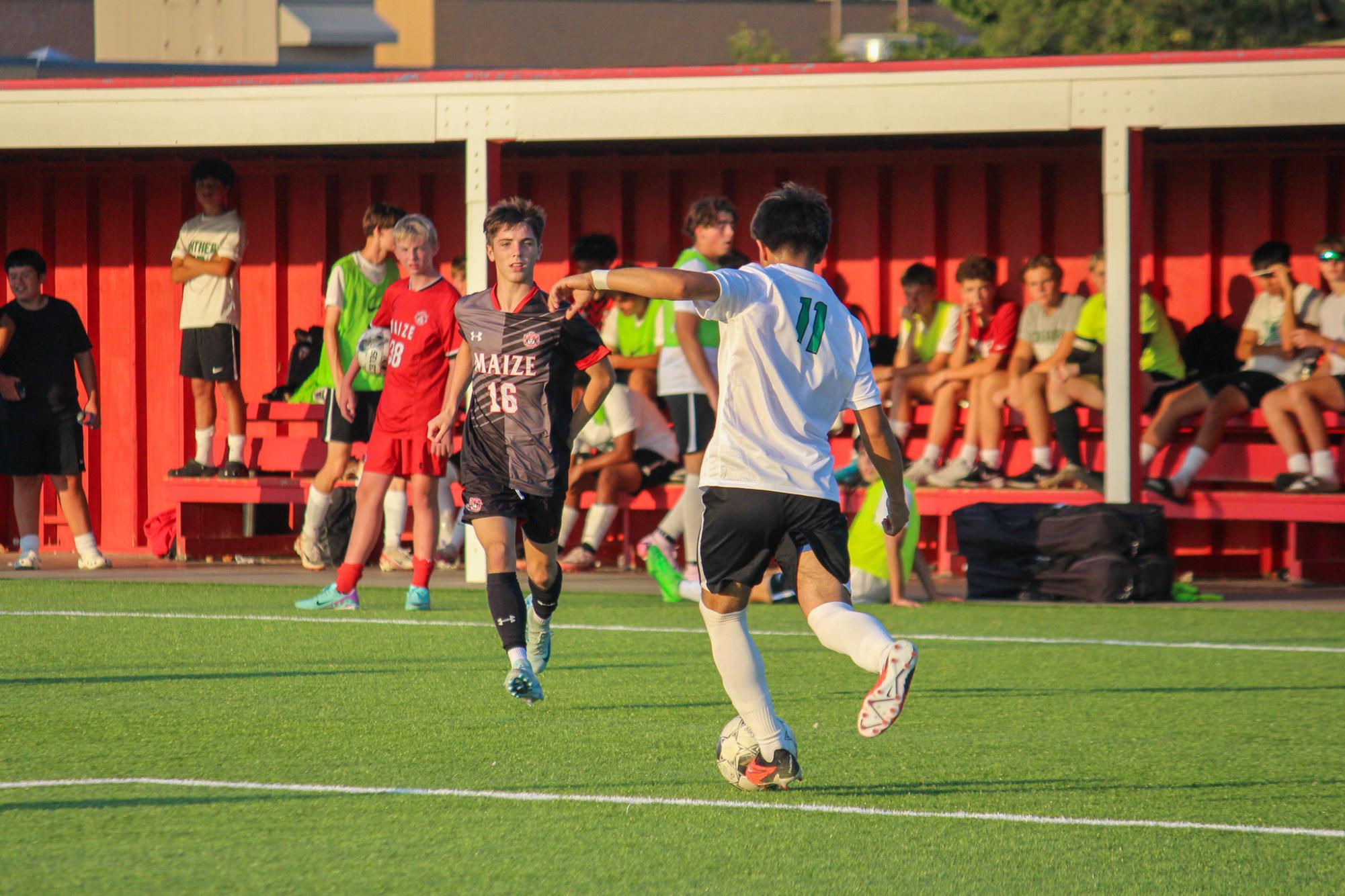 Boys Varsity soccer vs. Mazie High (Photos by Delainey Stephenson)