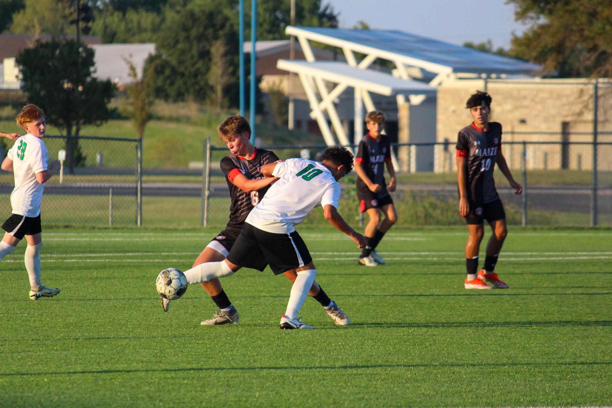 Boys Varsity soccer vs. Mazie High (Photos by Delainey Stephenson)