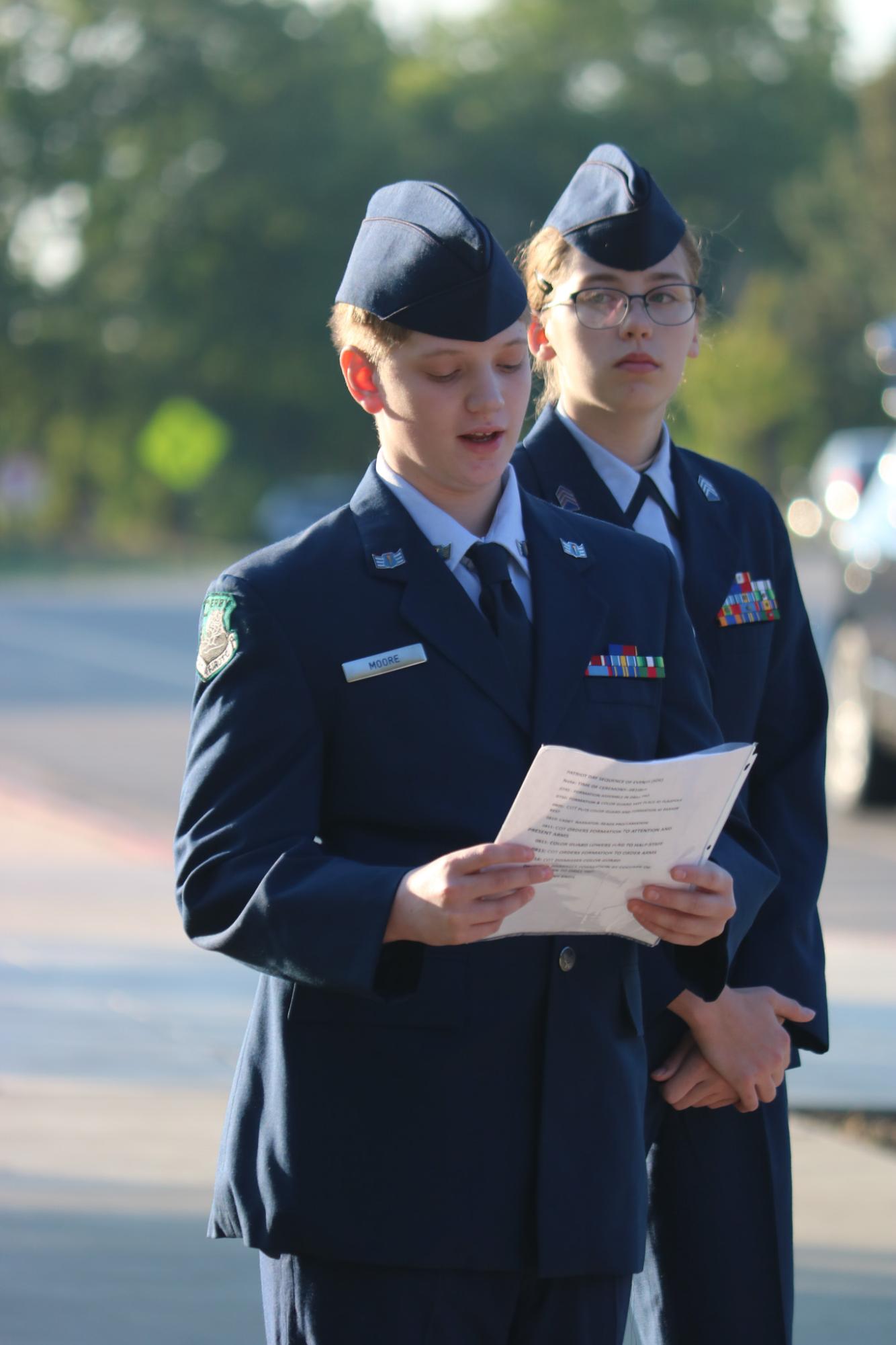 AFJROTC 9/11 Memorial Ceremony (Photos by Kaelyn Kissack)