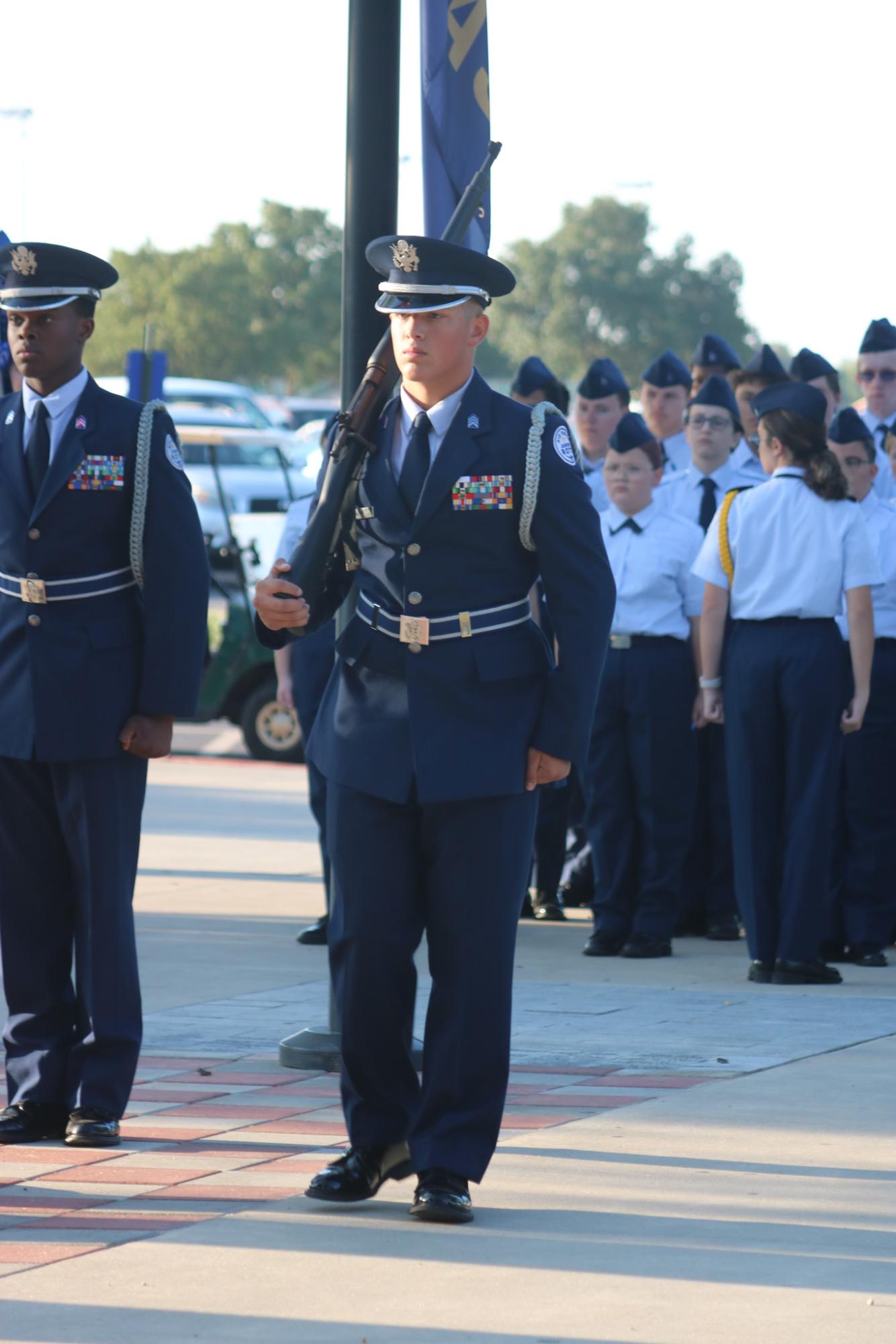 AFJROTC 9/11 Memorial Ceremony (Photos by Kaelyn Kissack)