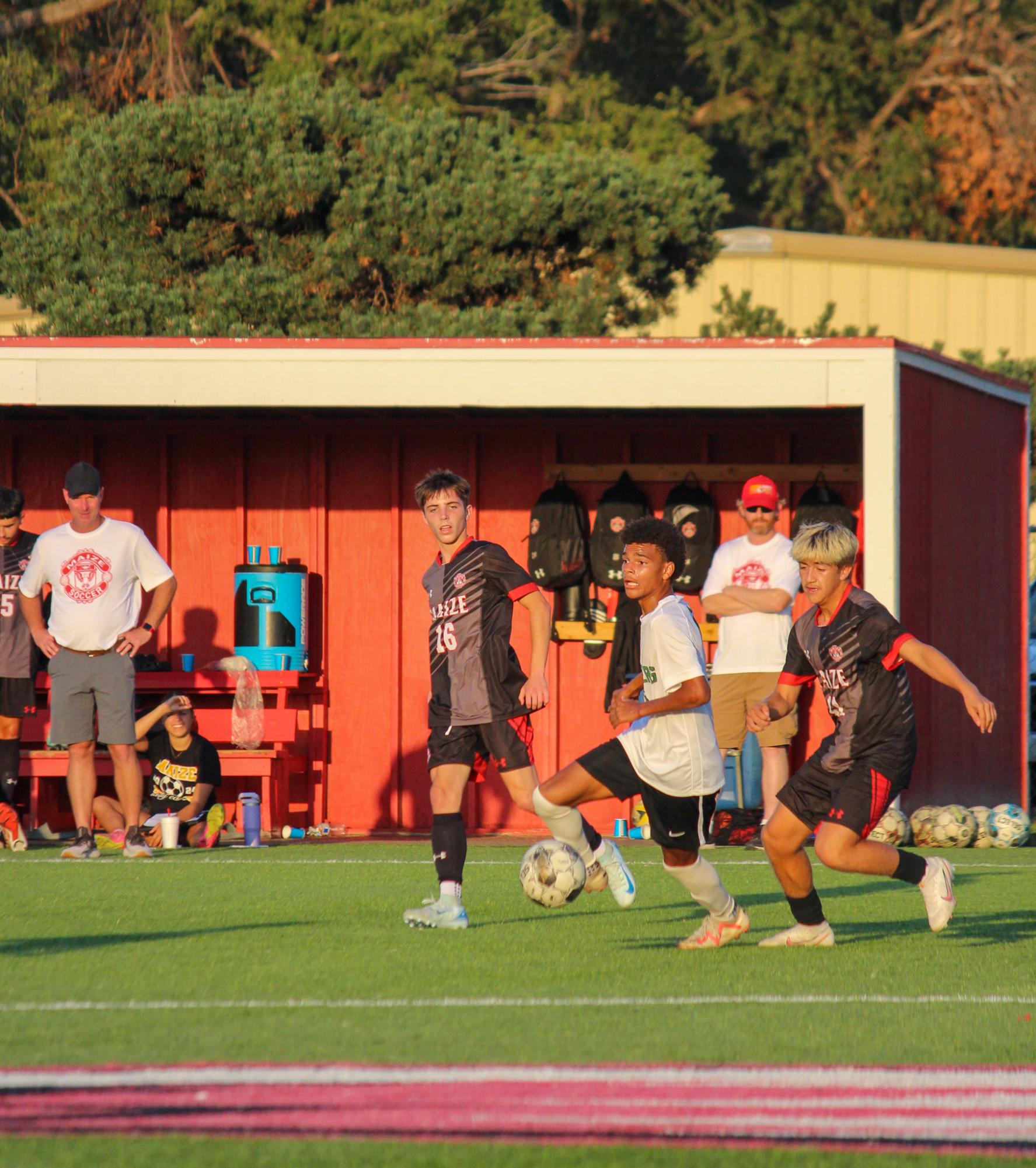 Boys Varsity soccer vs. Mazie High (Photos by Delainey Stephenson)