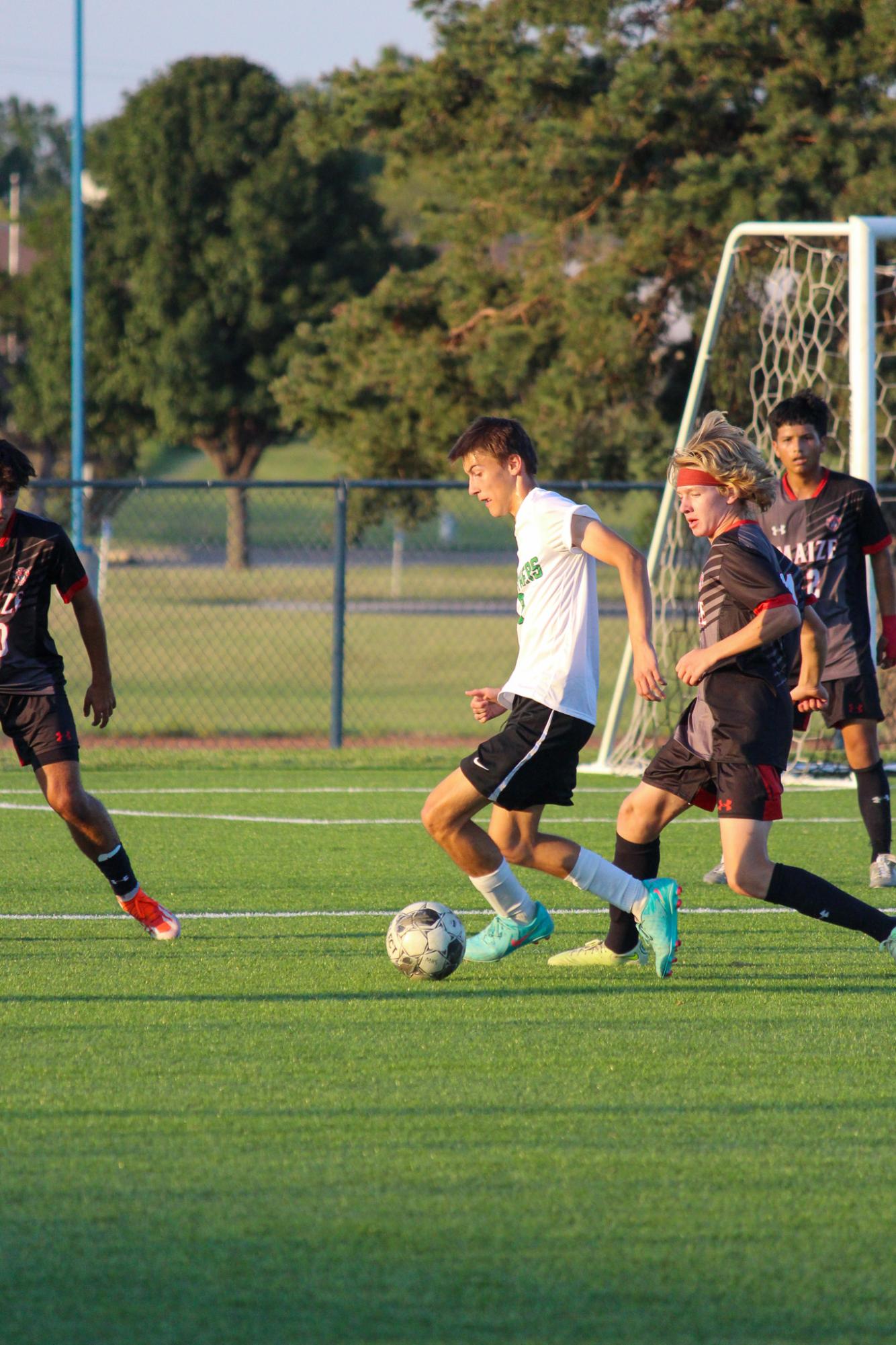 Boys Varsity soccer vs. Mazie High (Photos by Delainey Stephenson)