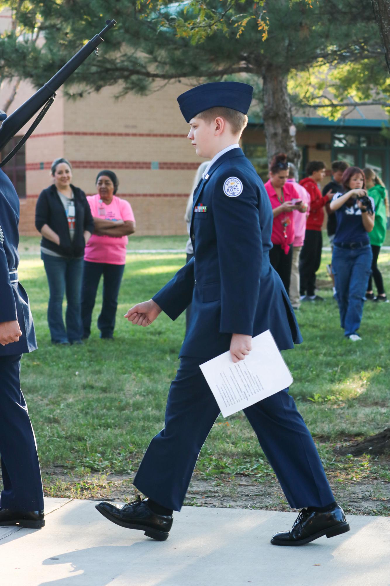 AFJROTC 9/11 Memorial Ceremony (Photos by Kaelyn Kissack)