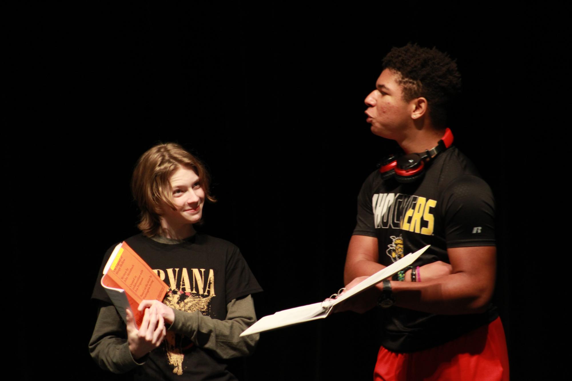 Drama Rehearsal (Photos by Bailey Sallman)