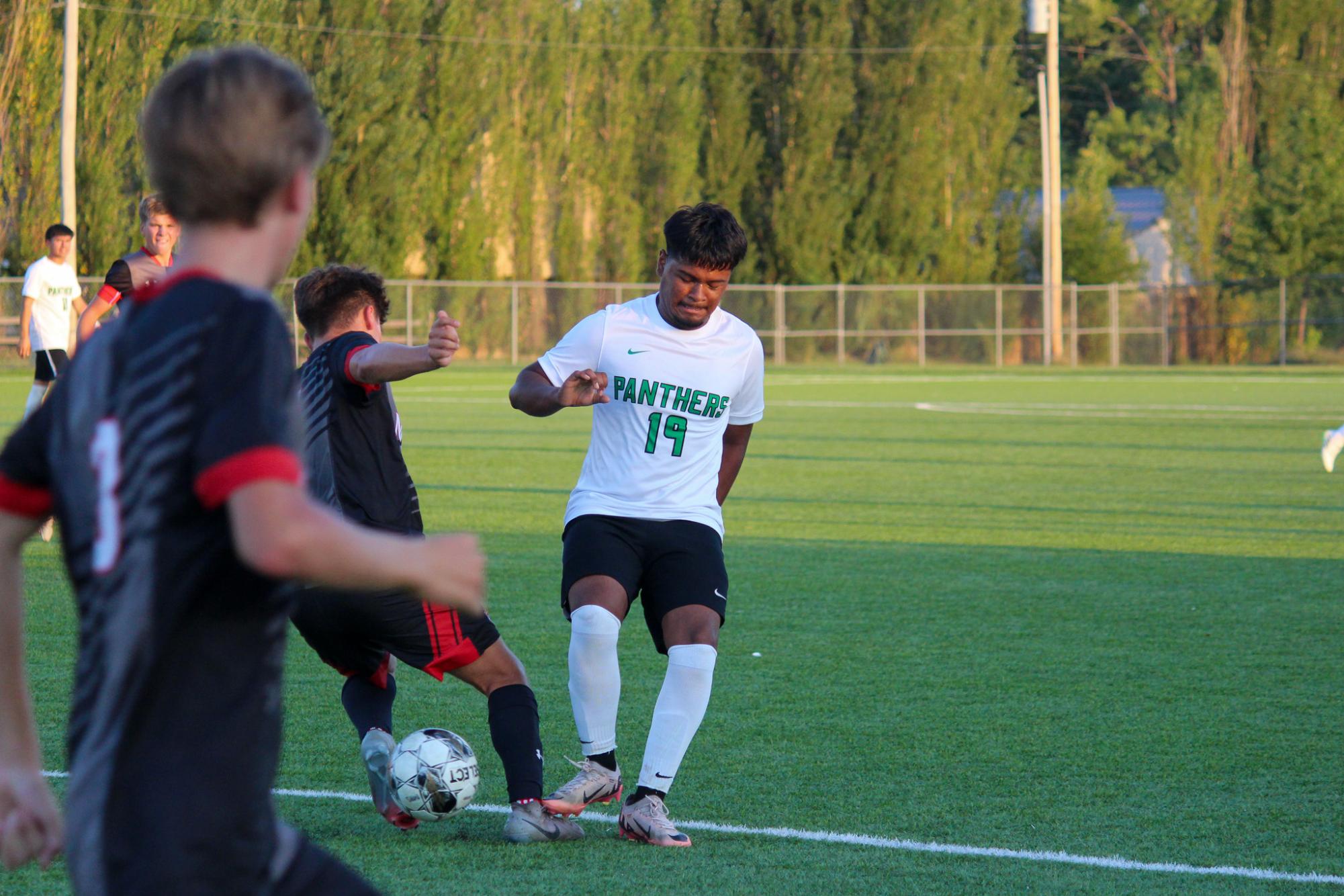 Boys Varsity soccer vs. Mazie High (Photos by Delainey Stephenson)