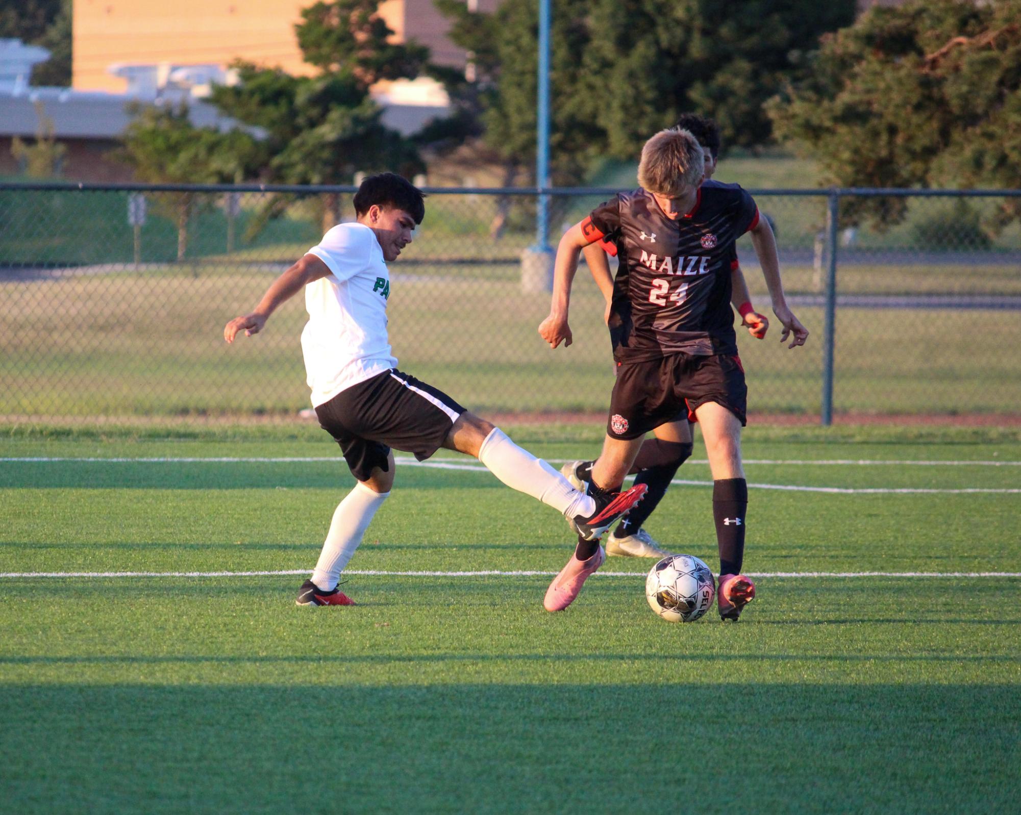 Boys Varsity soccer vs. Mazie High (Photos by Delainey Stephenson)