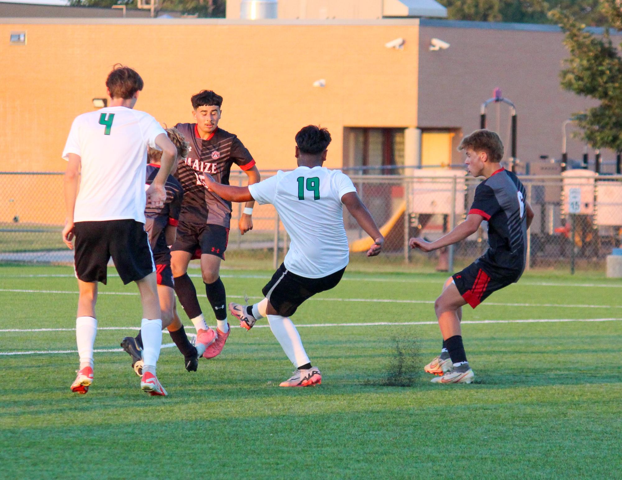 Boys Varsity soccer vs. Mazie High (Photos by Delainey Stephenson)