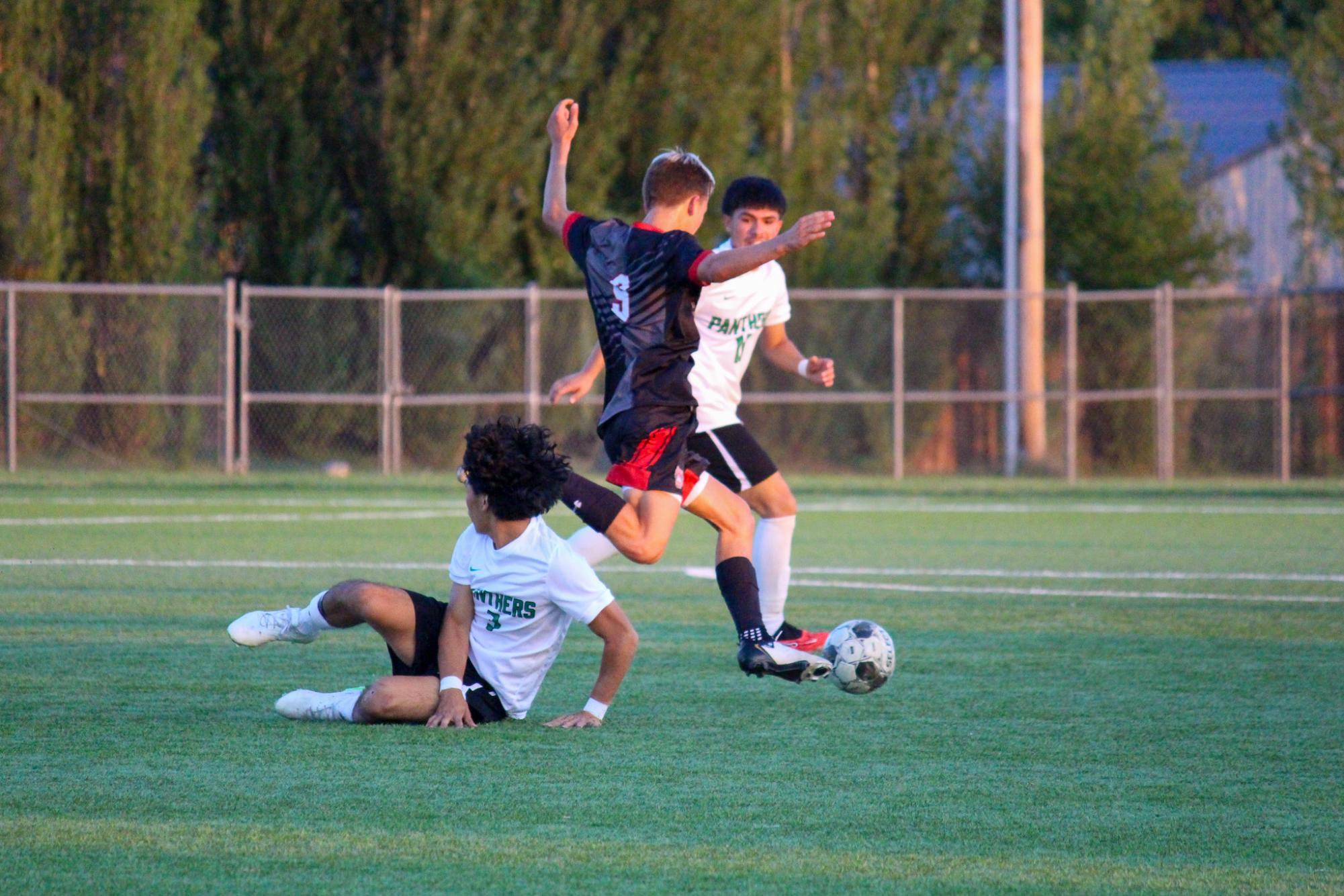 Boys Varsity soccer vs. Mazie High (Photos by Delainey Stephenson)