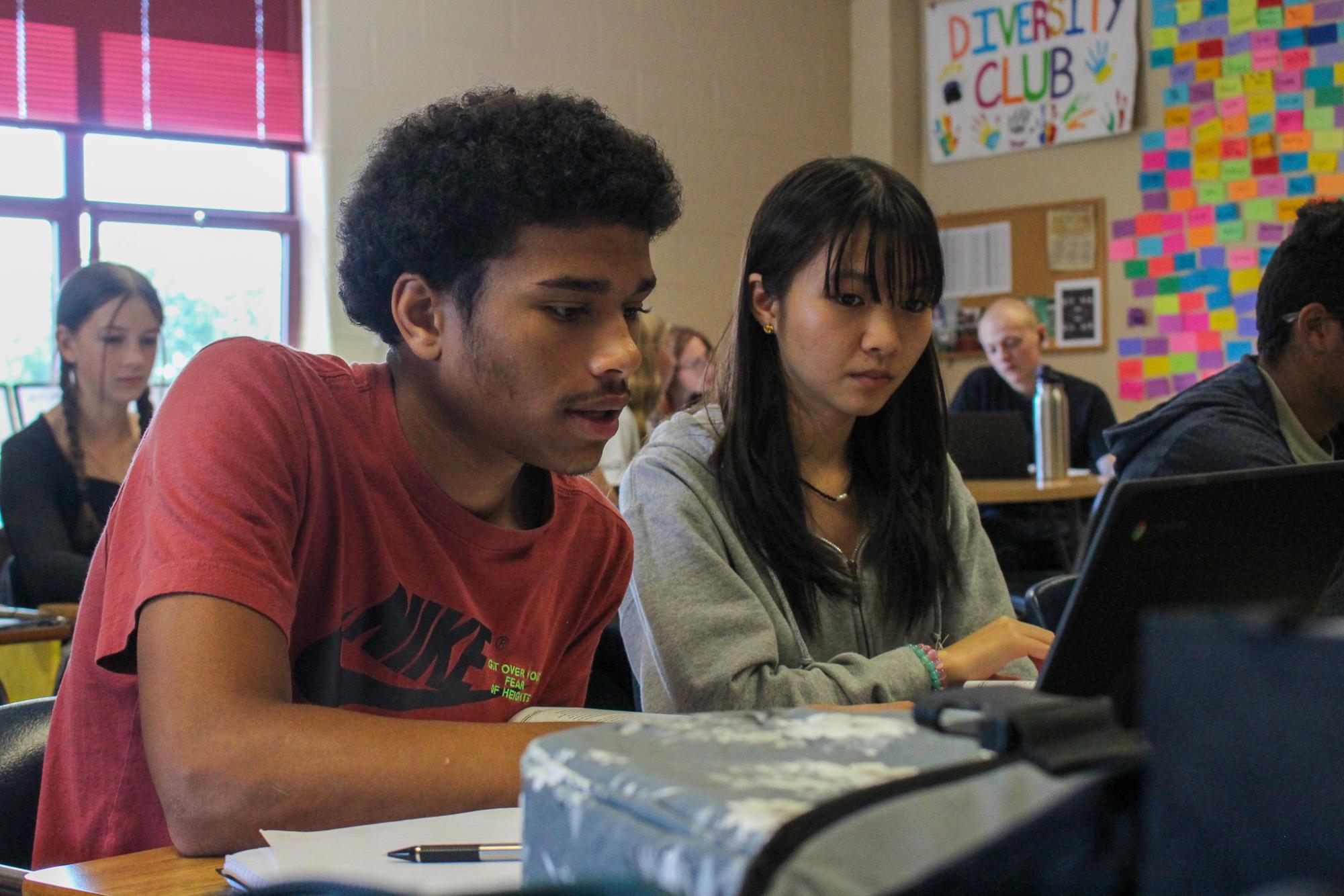 Going through classes (Photos by Olivia Grosser)