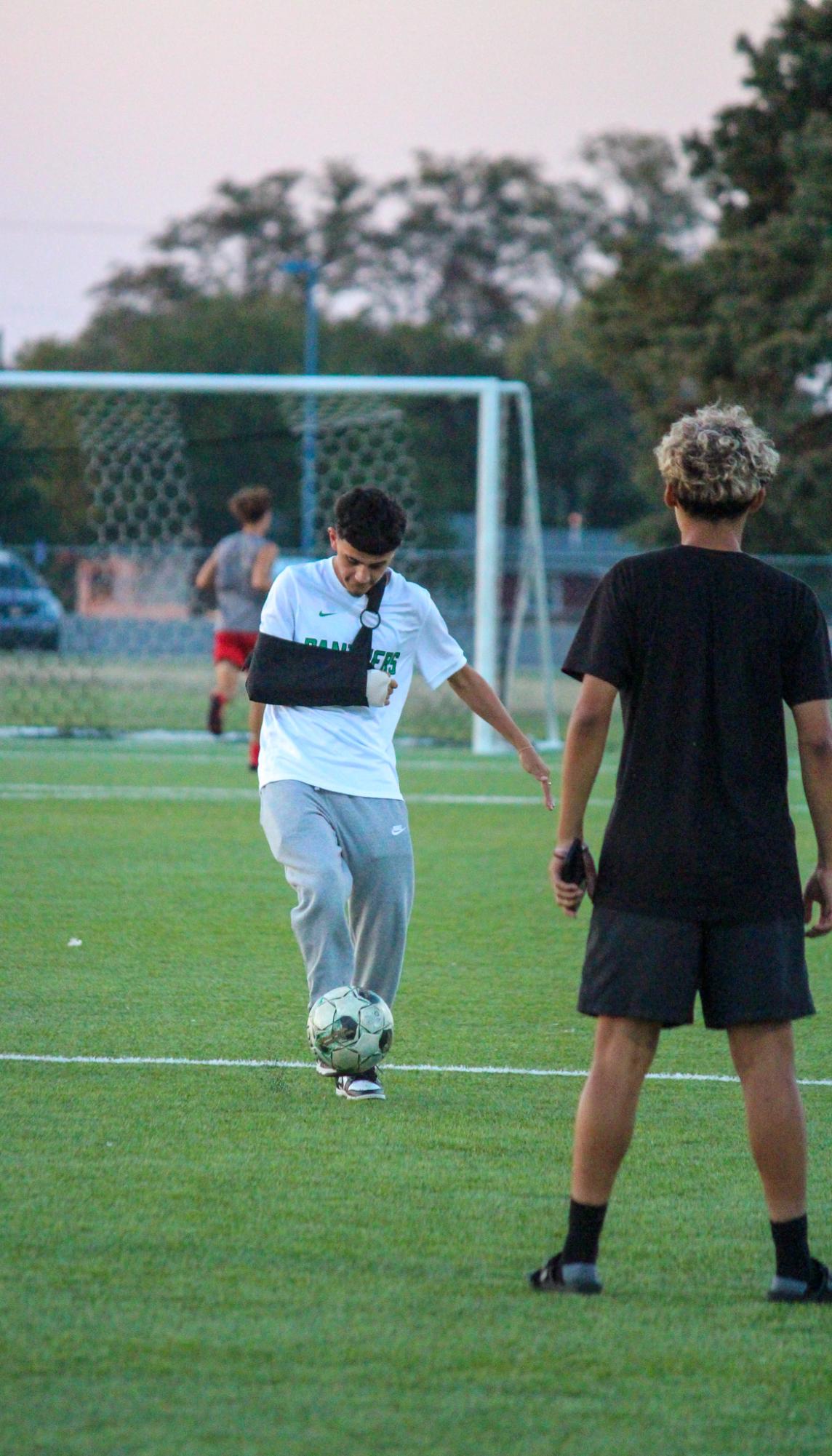 Boys Varsity soccer vs. Mazie High (Photos by Delainey Stephenson)