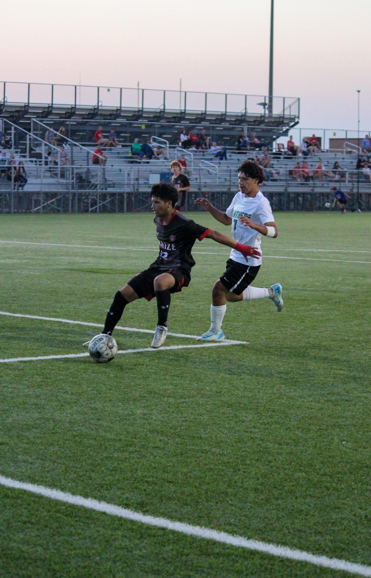 Boys Varsity soccer vs. Mazie High (Photos by Delainey Stephenson)