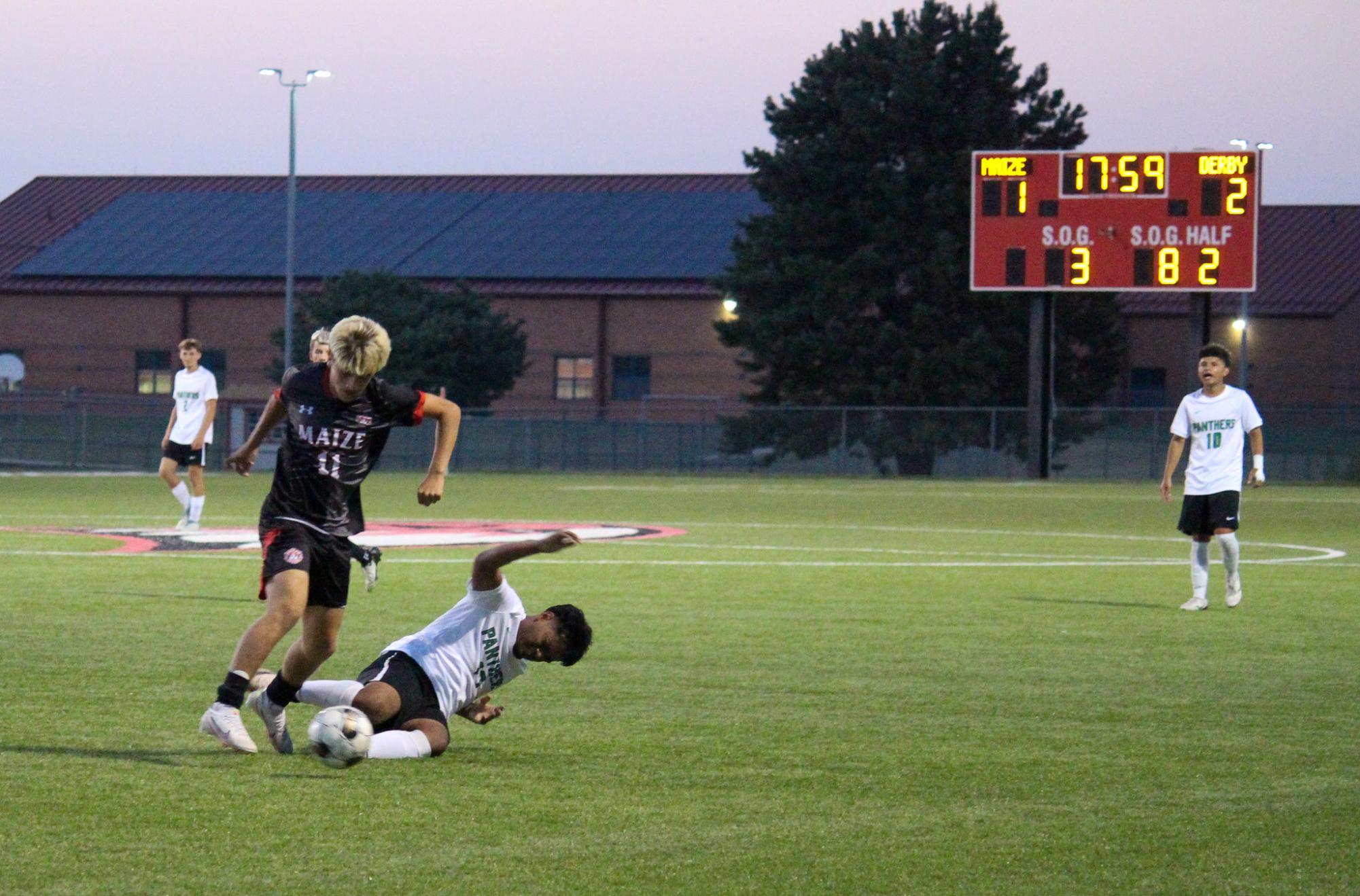 Boys Varsity soccer vs. Mazie High (Photos by Delainey Stephenson)