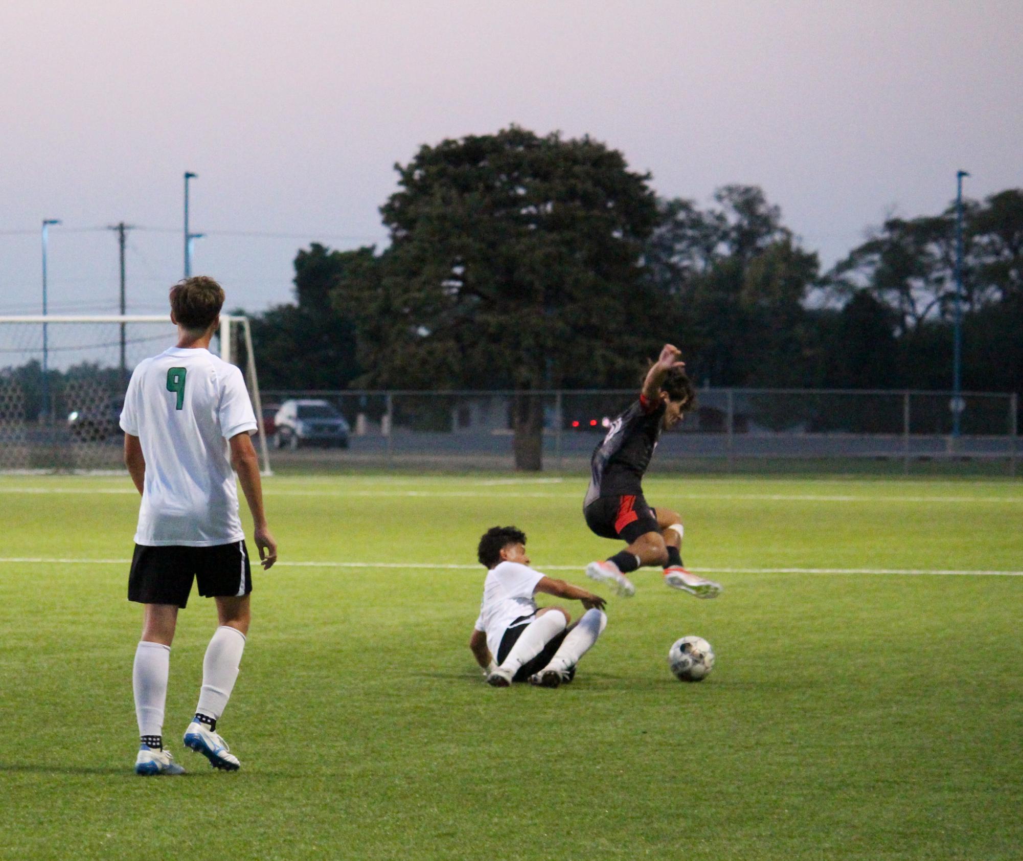 Boys Varsity soccer vs. Mazie High (Photos by Delainey Stephenson)