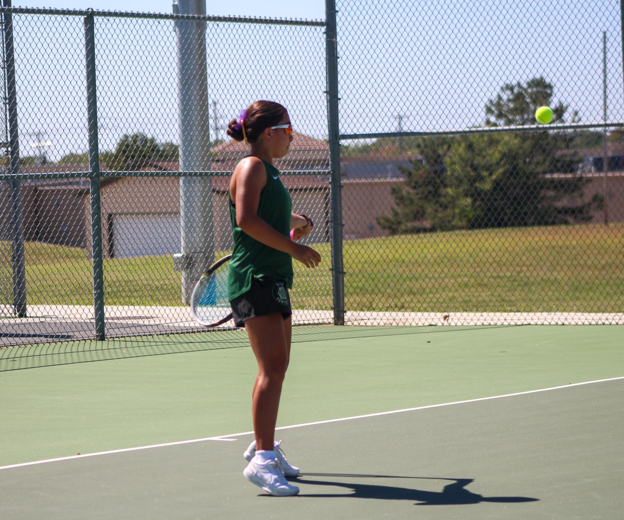 Girls Varsity Tennis (Photos by Delainey Stephenson)