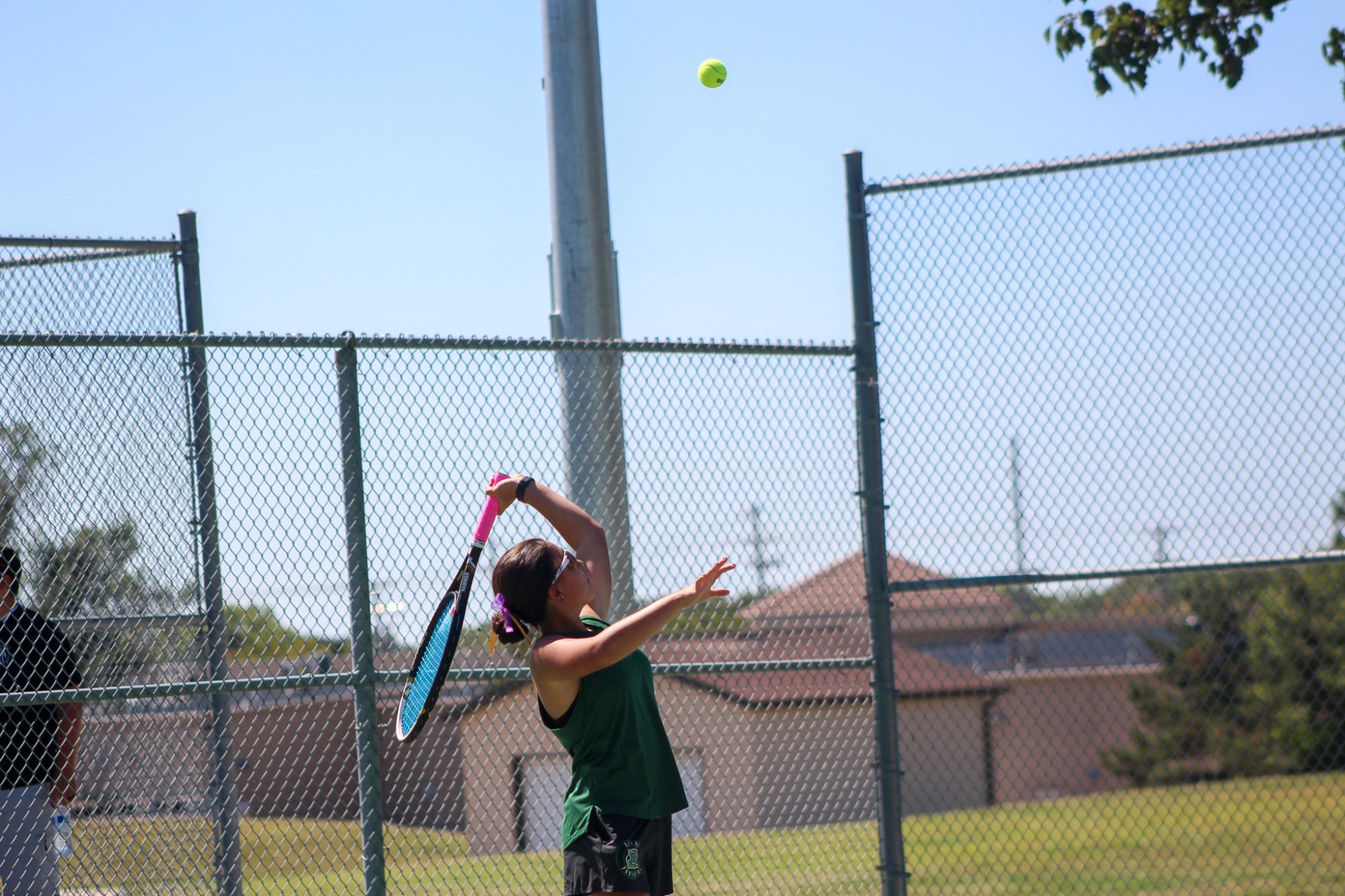 Girls Varsity Tennis (Photos by Delainey Stephenson)