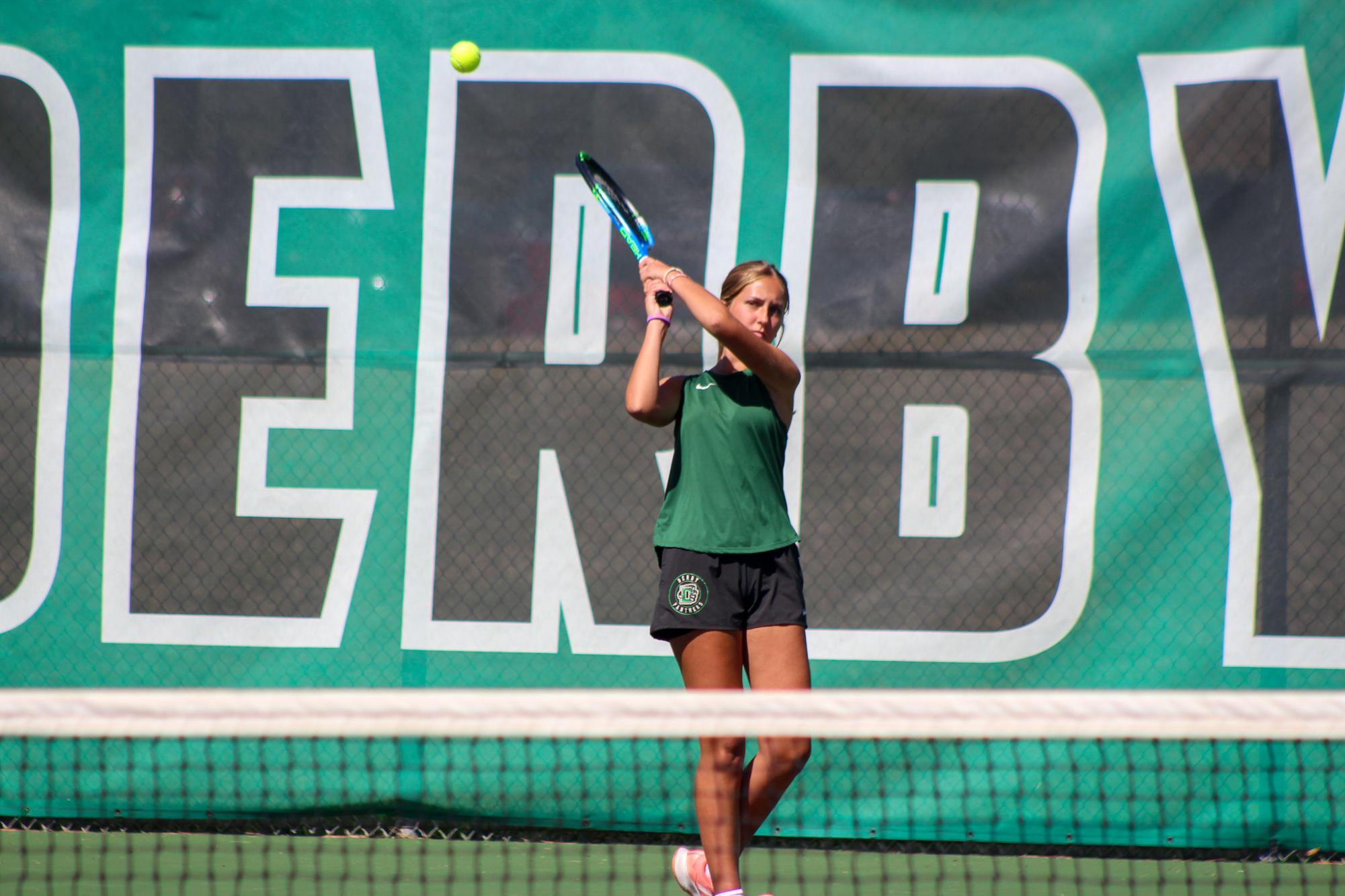 Girls Varsity Tennis (Photos by Delainey Stephenson)