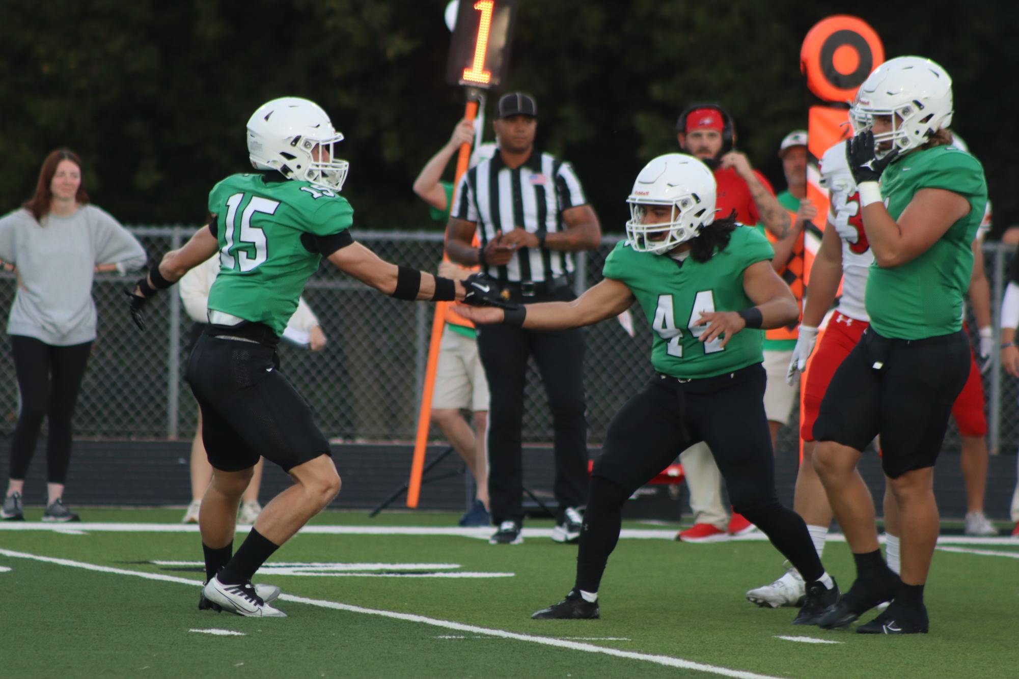 Football vs. Maize (Photos by Ella Davidson)