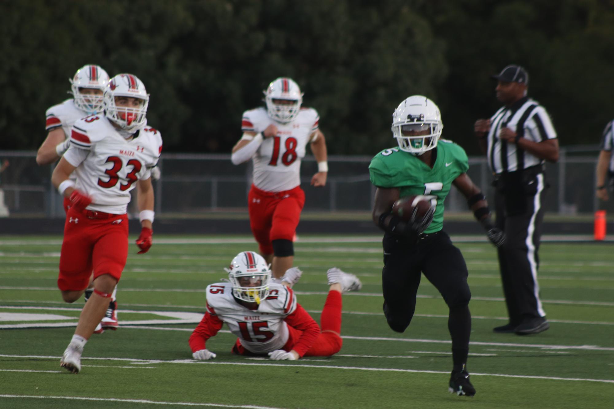 Football vs. Maize (Photos by Ella Davidson)