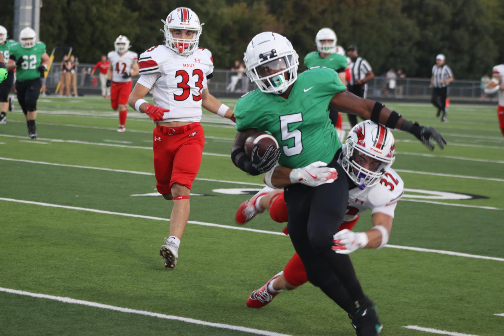 Football vs. Maize (Photos by Ella Davidson)