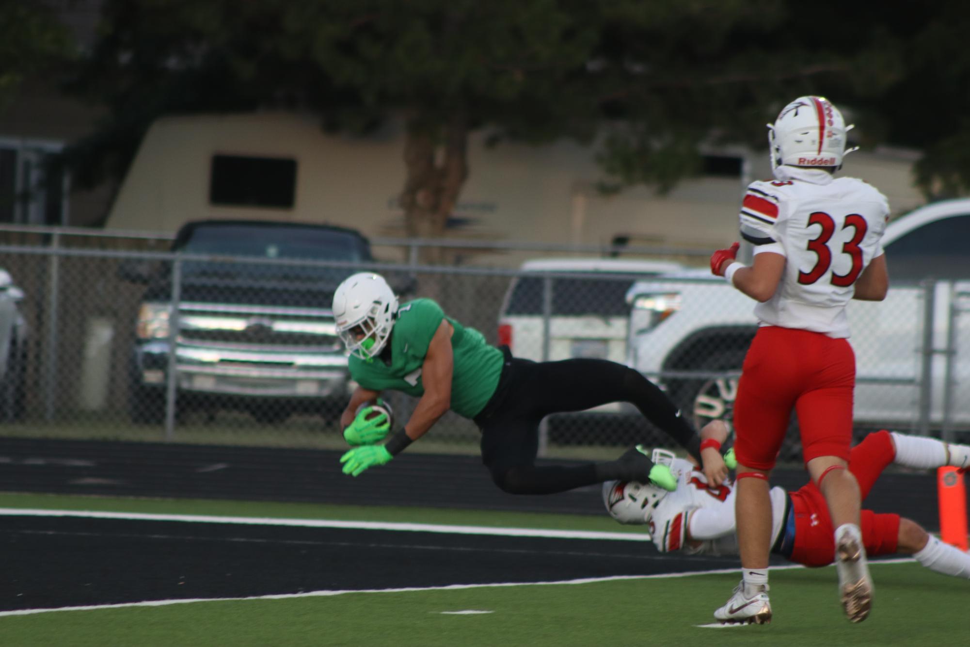 Football vs. Maize (Photos by Ella Davidson)