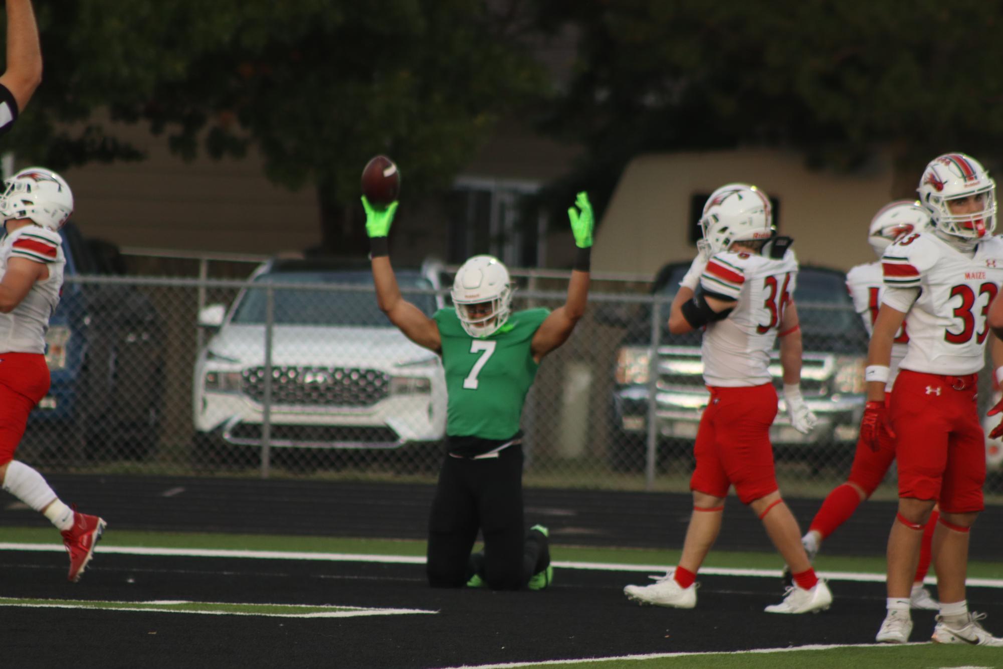 Football vs. Maize (Photos by Ella Davidson)