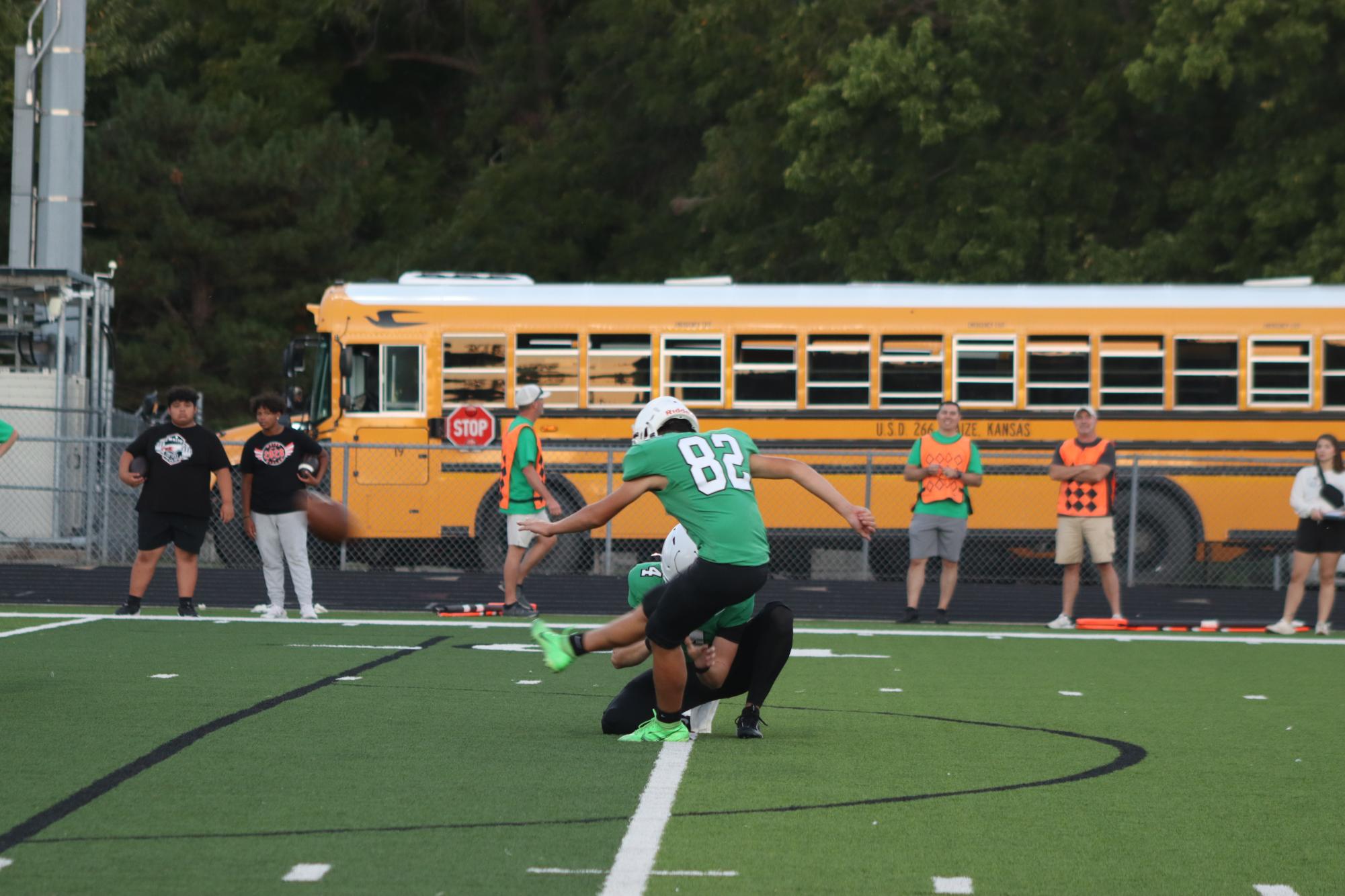 Football vs. Maize (Photos by Ella Davidson)