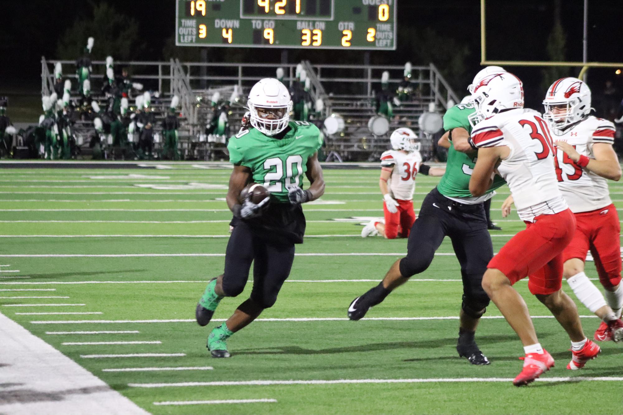 Football vs. Maize (Photos by Ella Davidson)