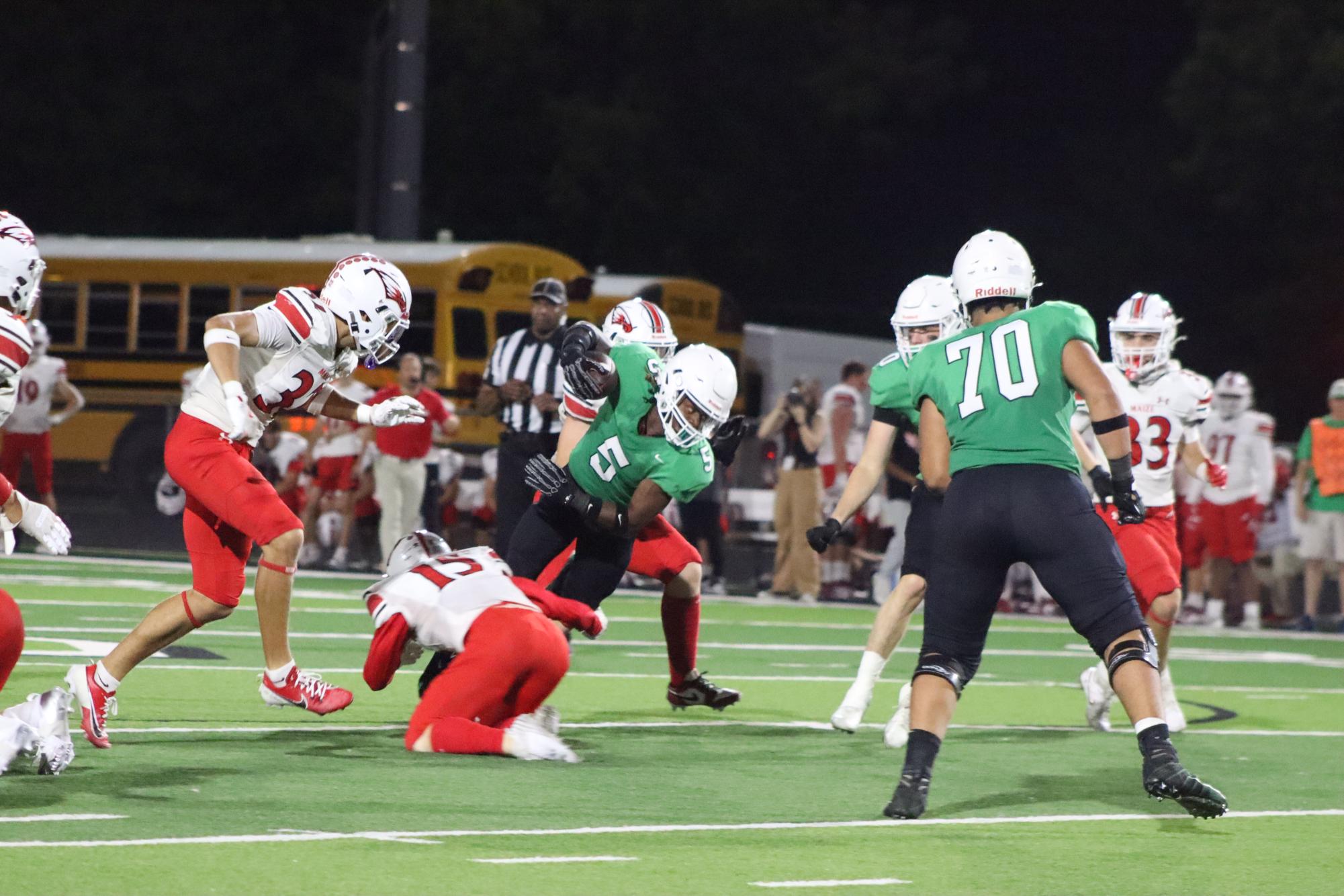 Football vs. Maize (Photos by Ella Davidson)