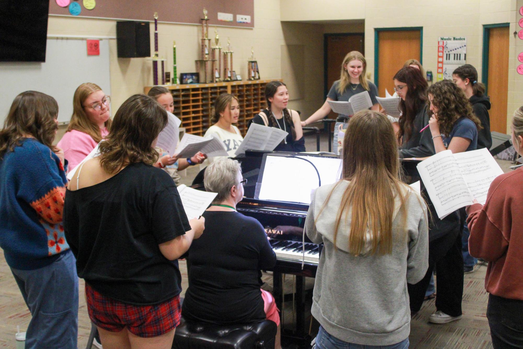 Madrigals Choir Rehearsal (Photos by Emily Crowell)