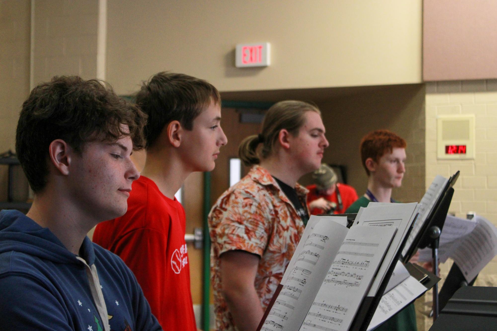 Madrigals Choir Rehearsal (Photos by Emily Crowell)