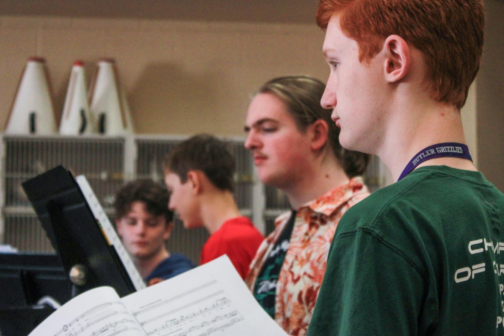 Madrigals Choir Rehearsal (Photos by Emily Crowell)