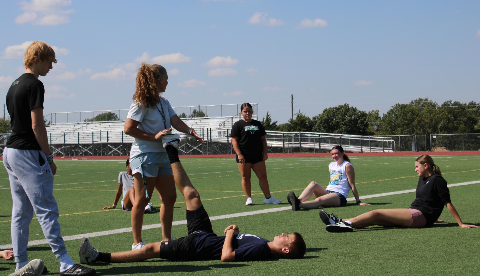 Sports Med class  (Photos by Alex Flores)