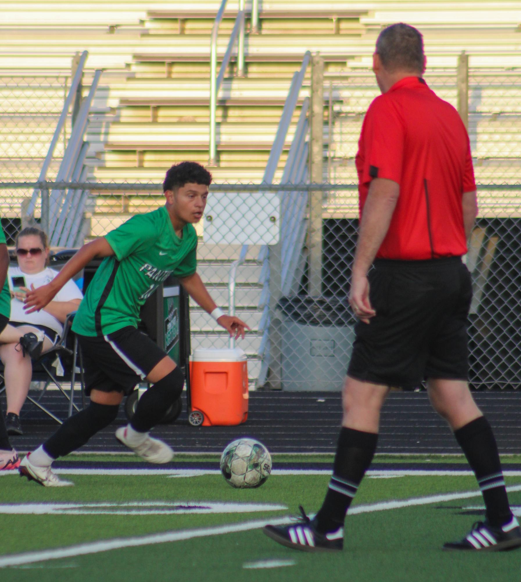 Boys Varstiy Soccer vs. Goddard (Photos by Laylah Allen)