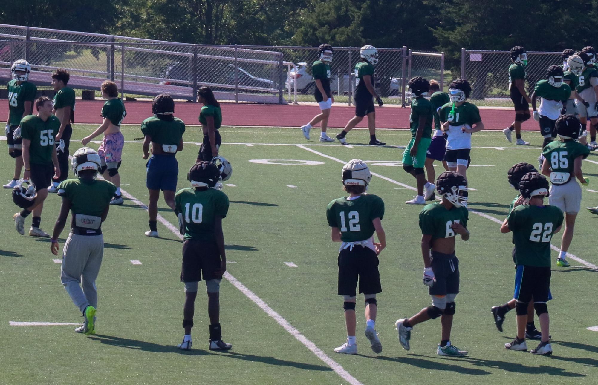 Football Practice (Photos by Kallie Picou)