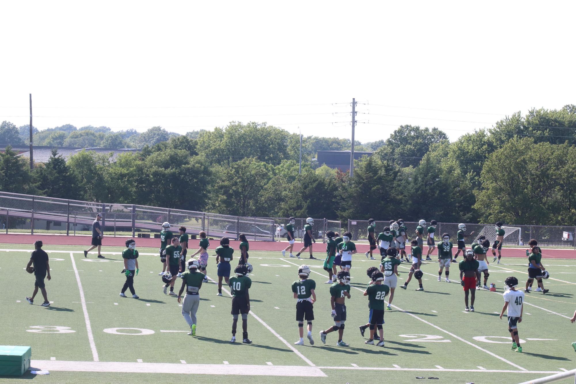 Football Practice (Photos by Kallie Picou)