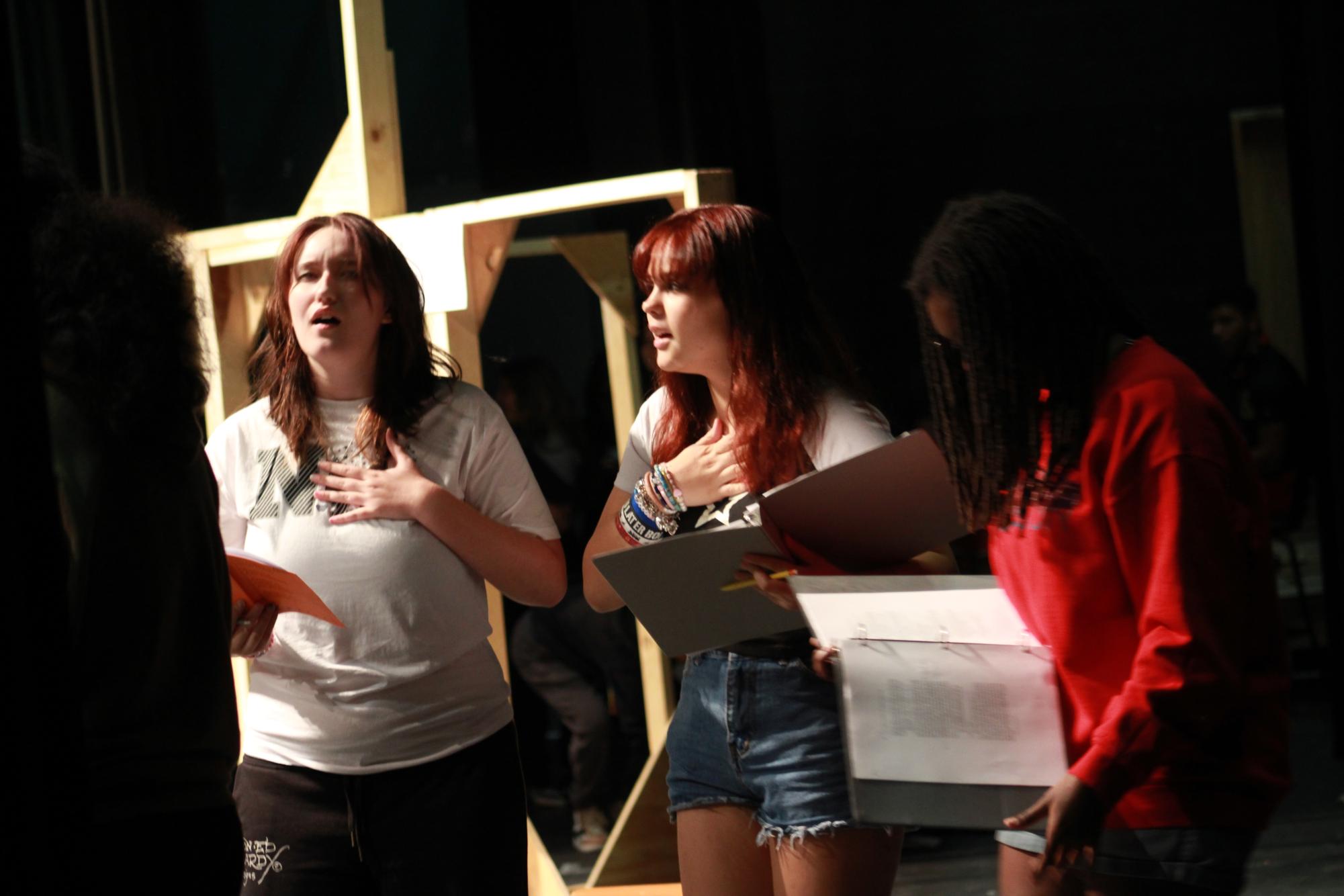 Drama Rehearsal (Photos by Bailey Sallman)