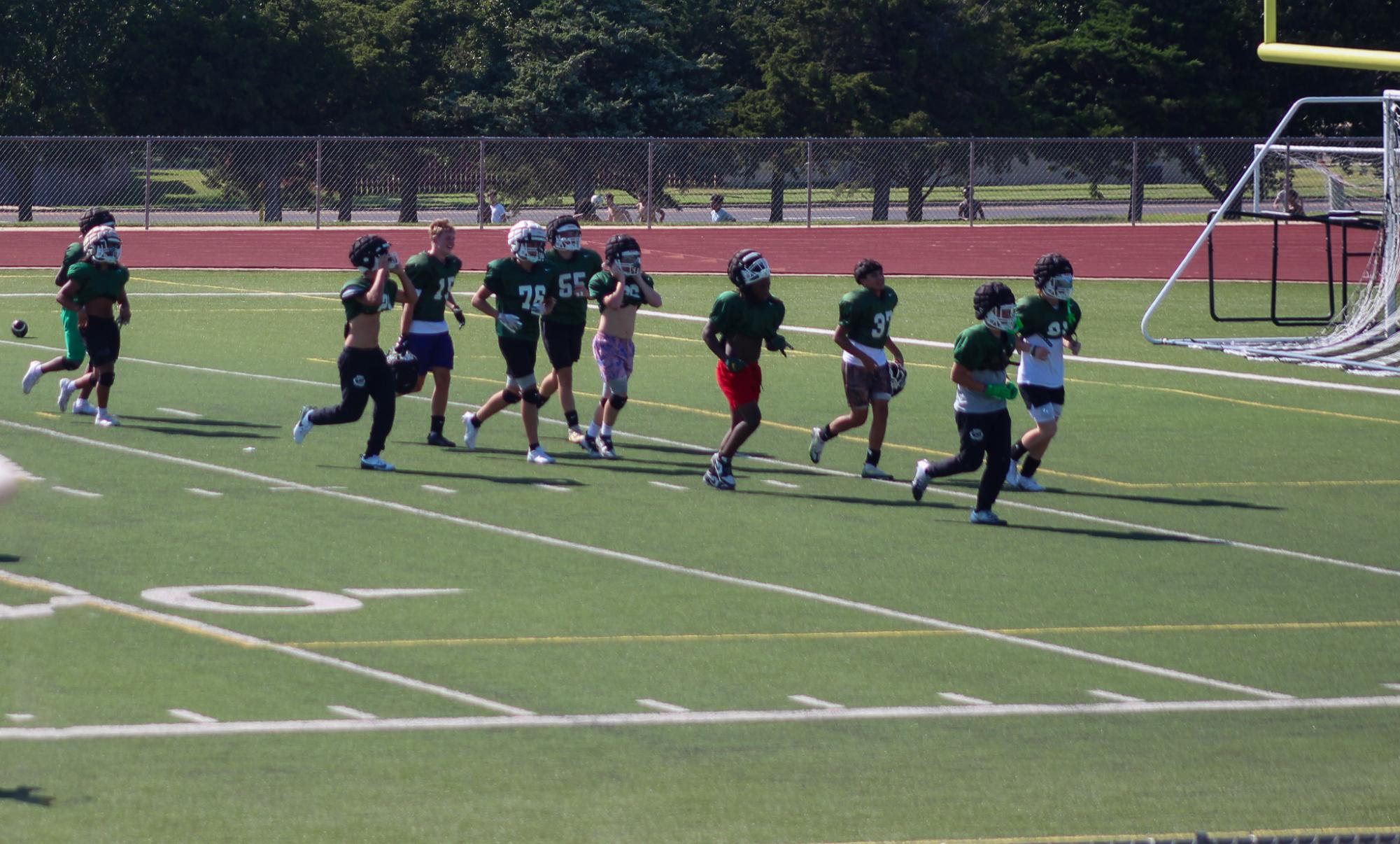 Football Practice (Photos by Zoe Shreve)