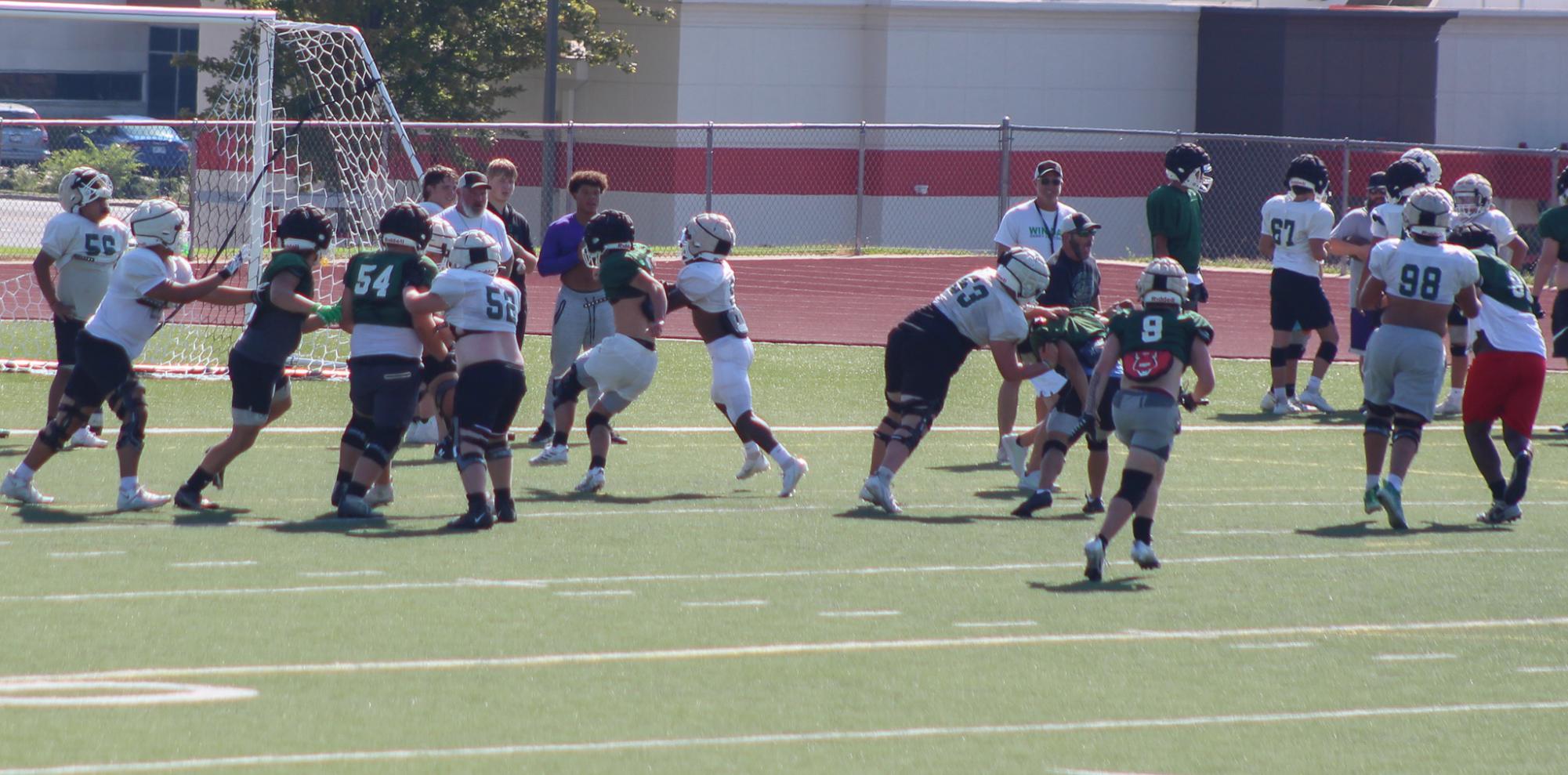 Football Practice (Photos by Zoe Shreve)