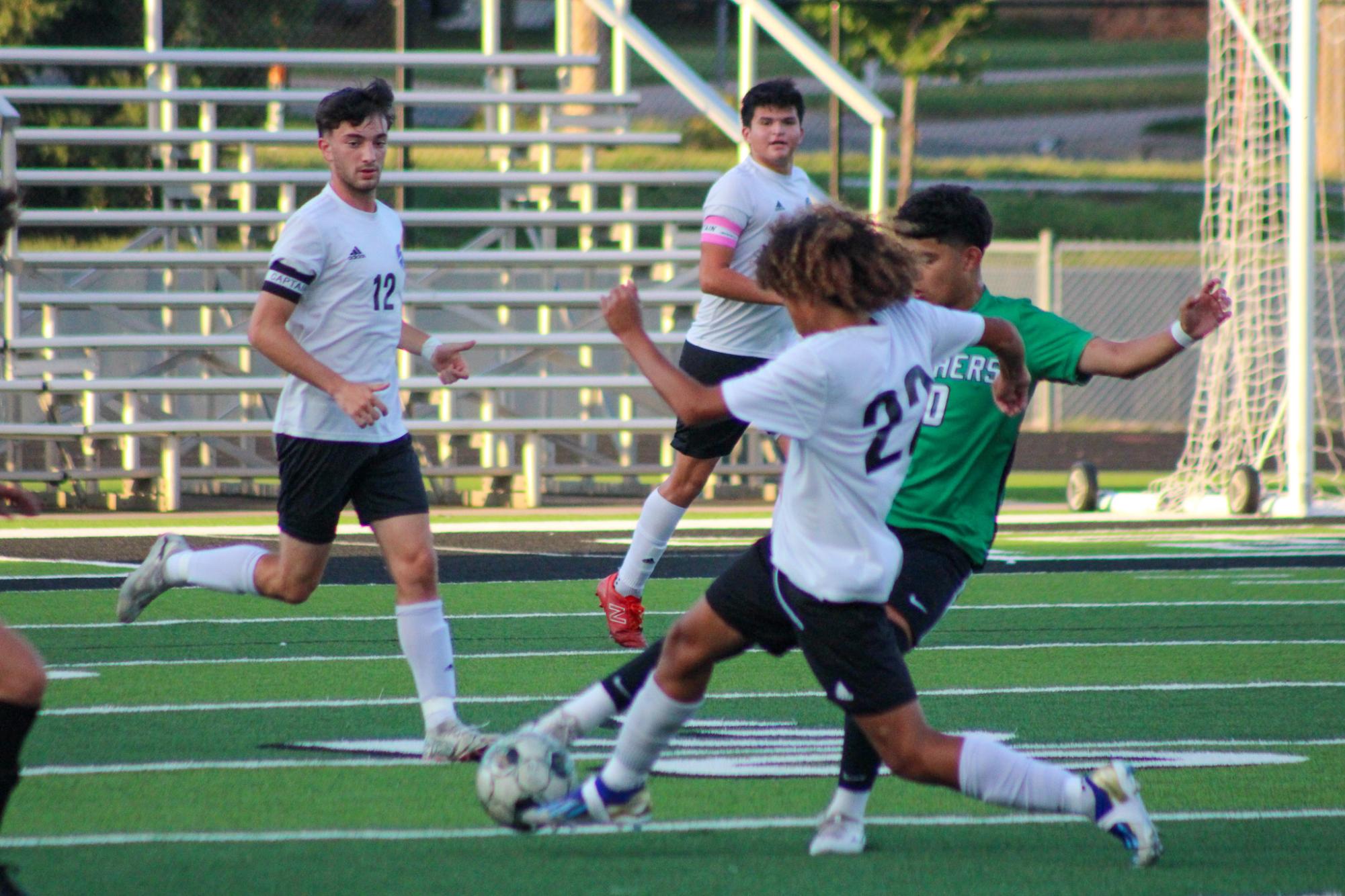 Boys Varsity Soccer vs. Goddard (Photos by Delainey Stephenson)