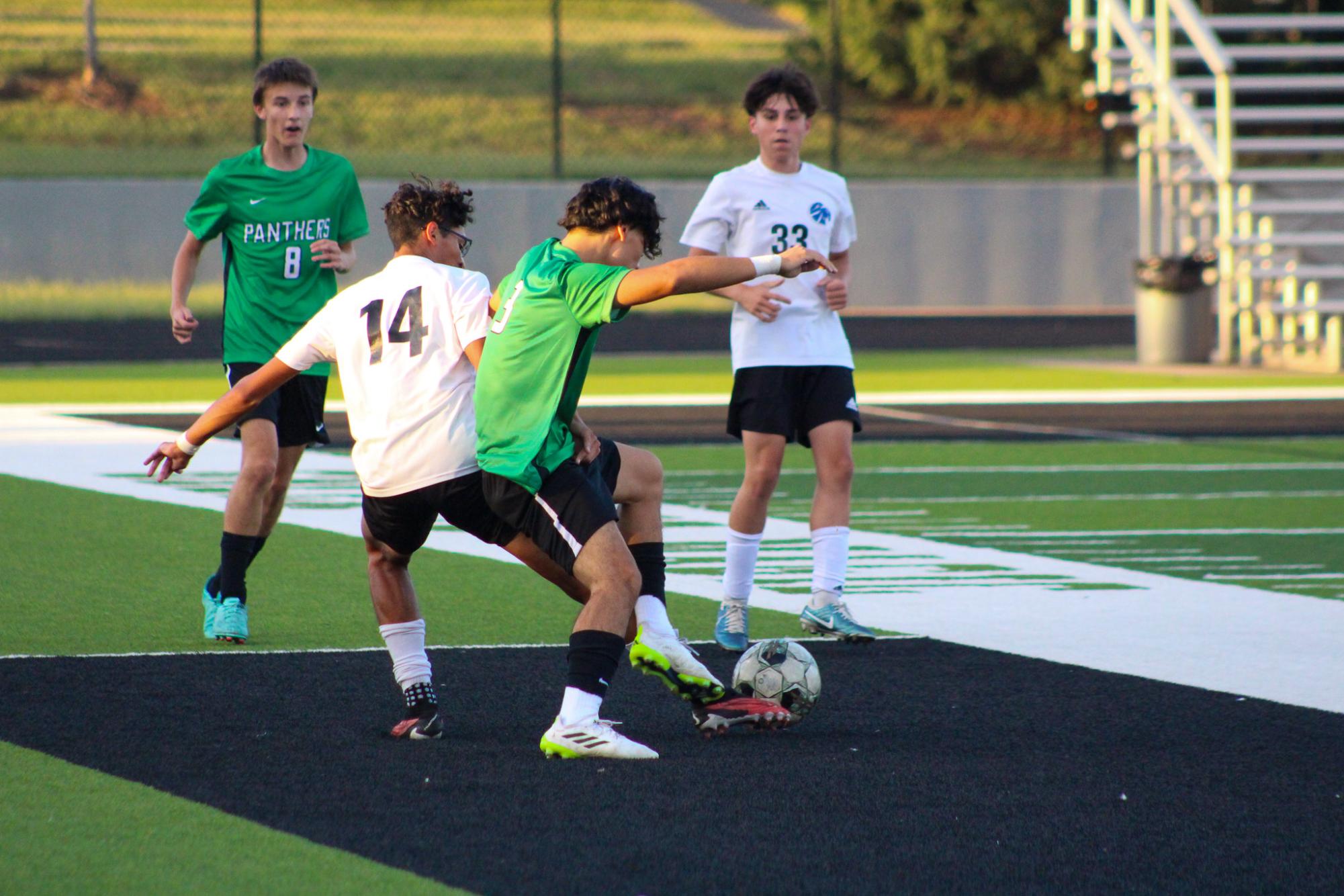 Boys Varsity Soccer vs. Goddard (Photos by Delainey Stephenson)