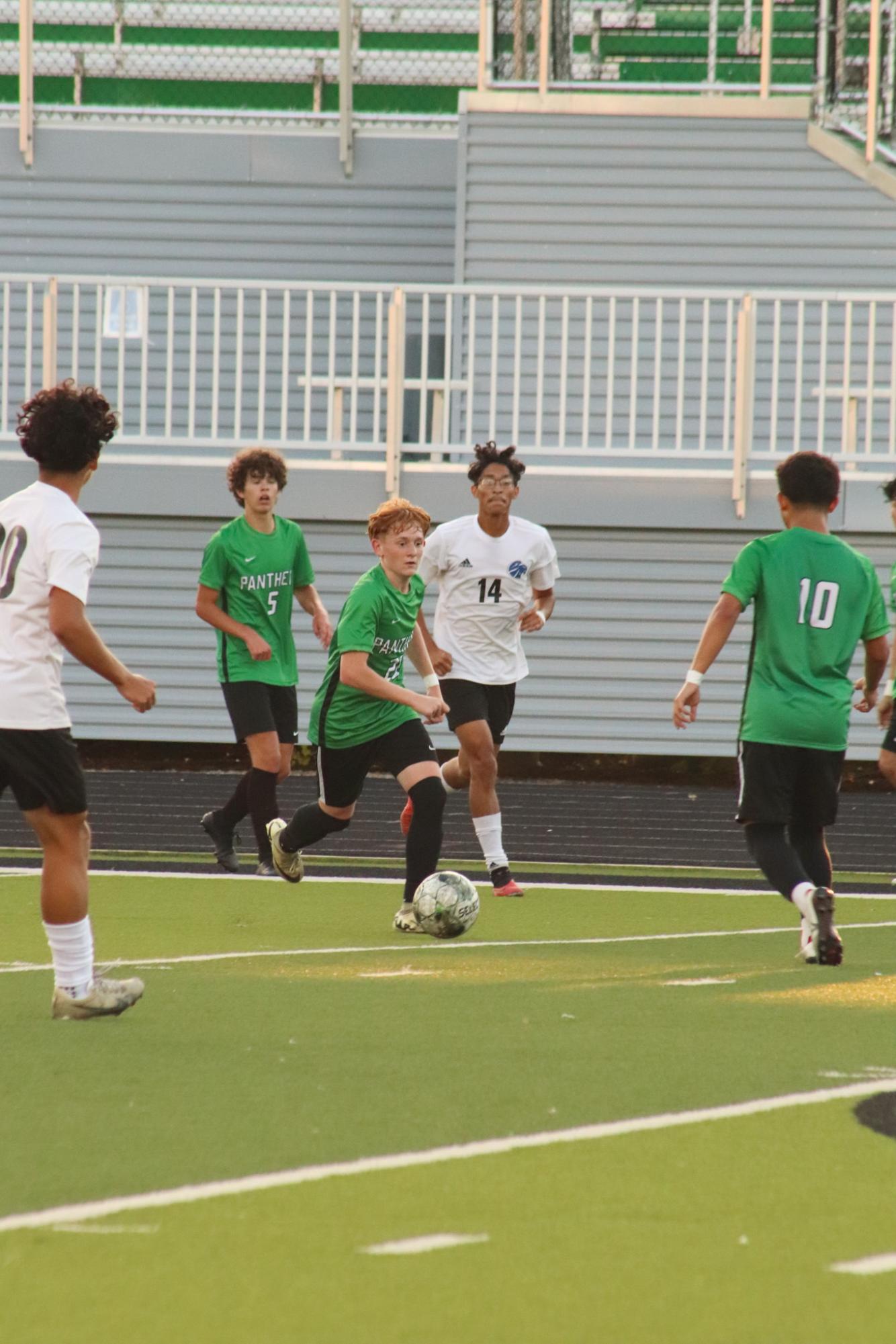 Boys Varsity Soccer vs. Goddard (Photos by Kaelyn Kissack)