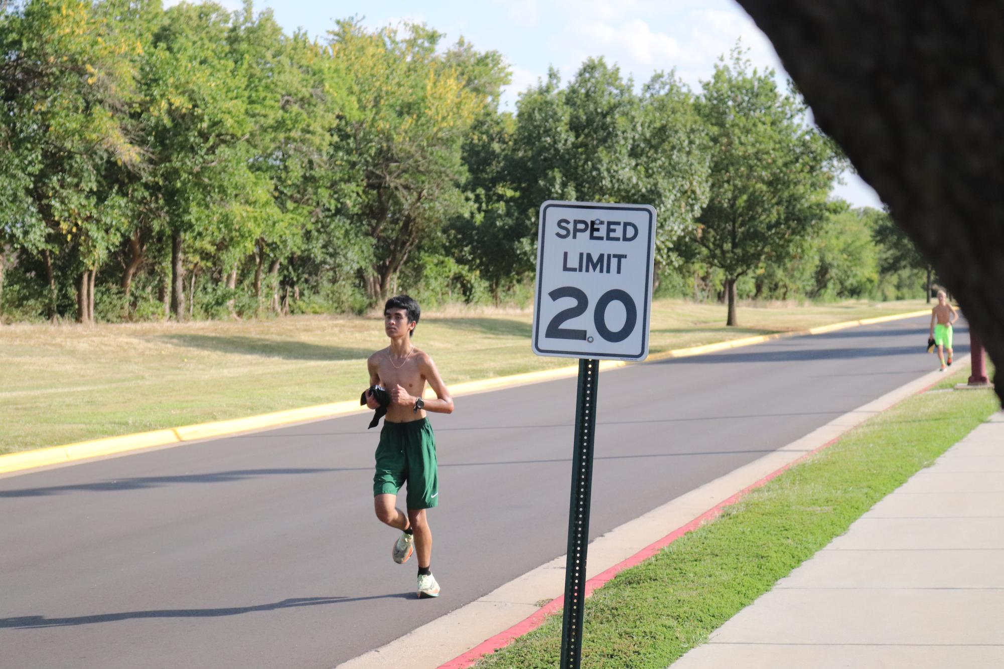 Cross country's cool down (Photos by Kaiden Kegley)